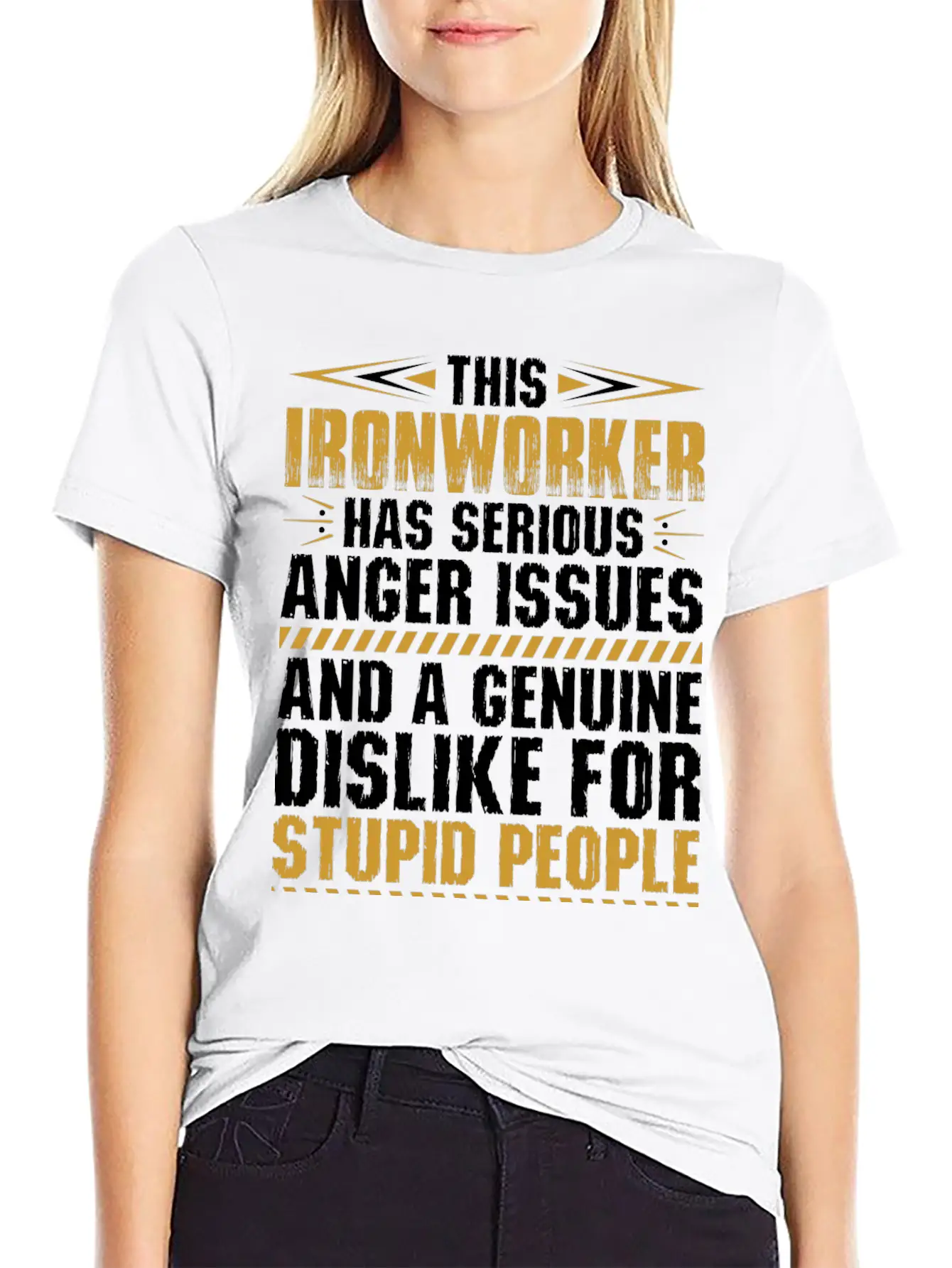 This Ironworker Has Serious Anger Issues Tshirt Unisex Short Sleeve Soft Cotton T-Shirt – Casual Everyday Wear