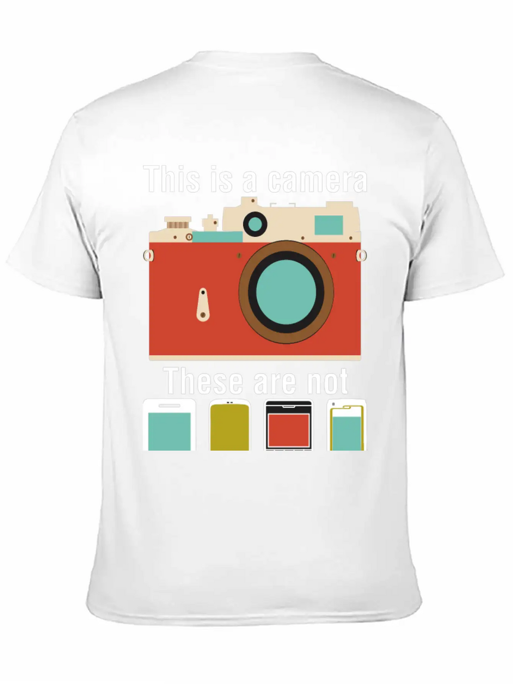This Is A Camera This Are Not Classic Fit Graphic Tee For Daily Comfort – Unisex Cotton Shirt
