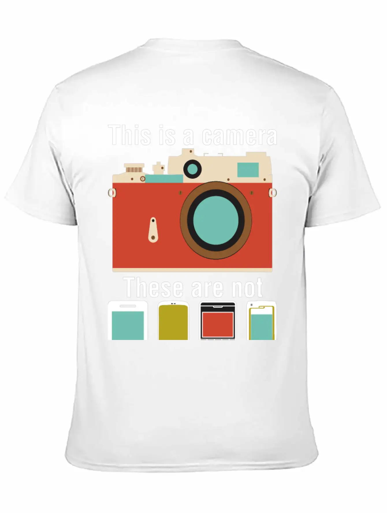 This Is A Camera This Are Not Classic Fit Graphic Tee For Daily Comfort – Unisex Cotton Shirt