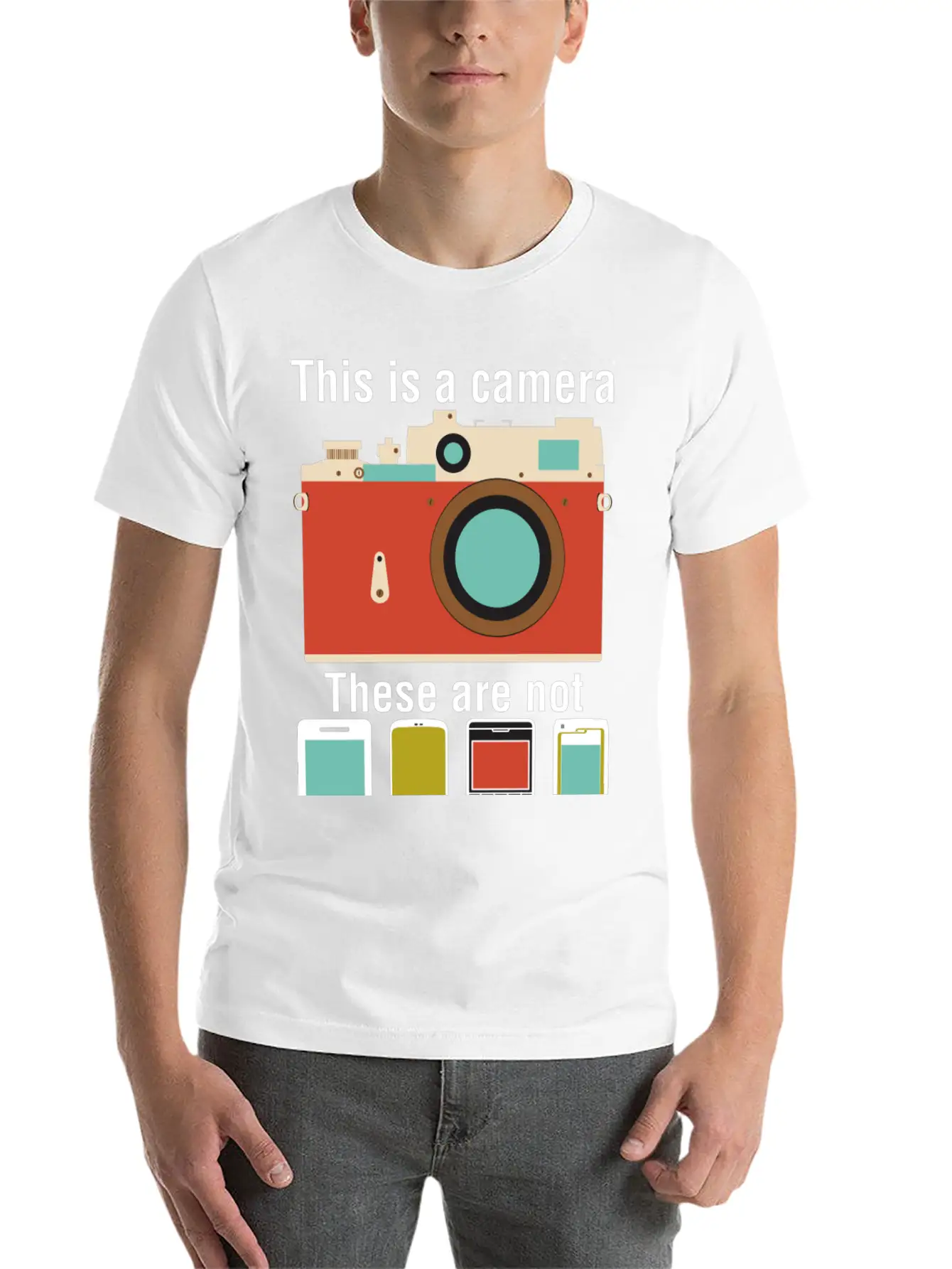 This Is A Camera This Are Not Classic Fit Graphic Tee For Daily Comfort – Unisex Cotton Shirt