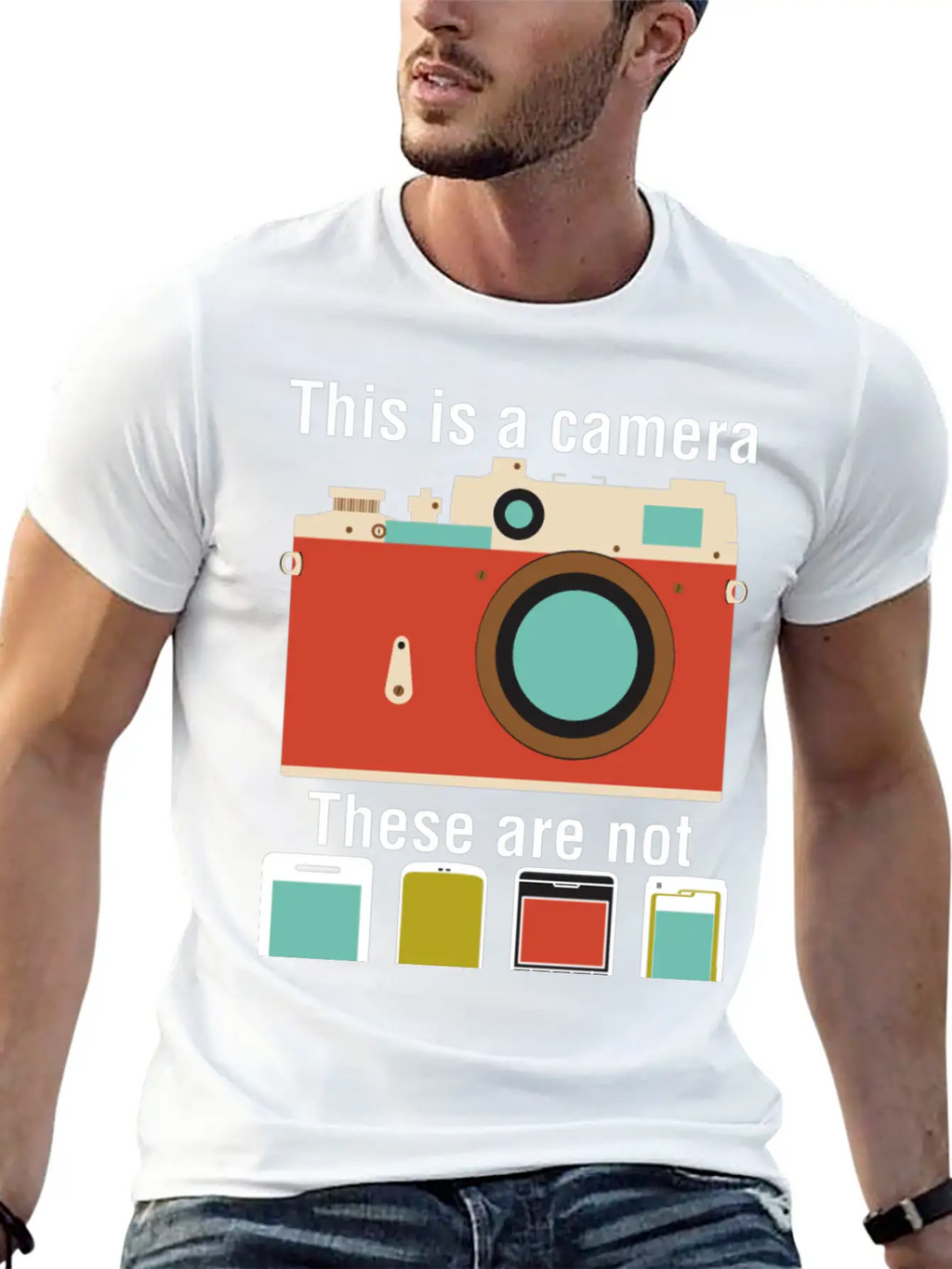 This Is A Camera This Are Not Classic Fit Graphic Tee For Daily Comfort – Unisex Cotton Shirt