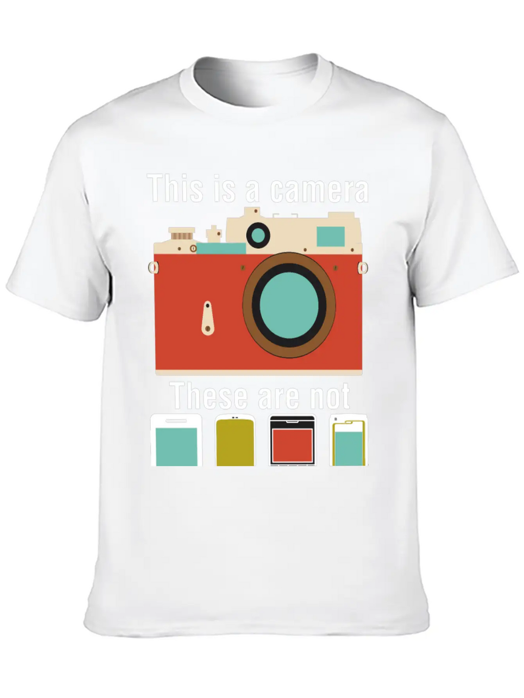 This Is A Camera This Are Not Classic Fit Graphic Tee For Daily Comfort – Unisex Cotton Shirt