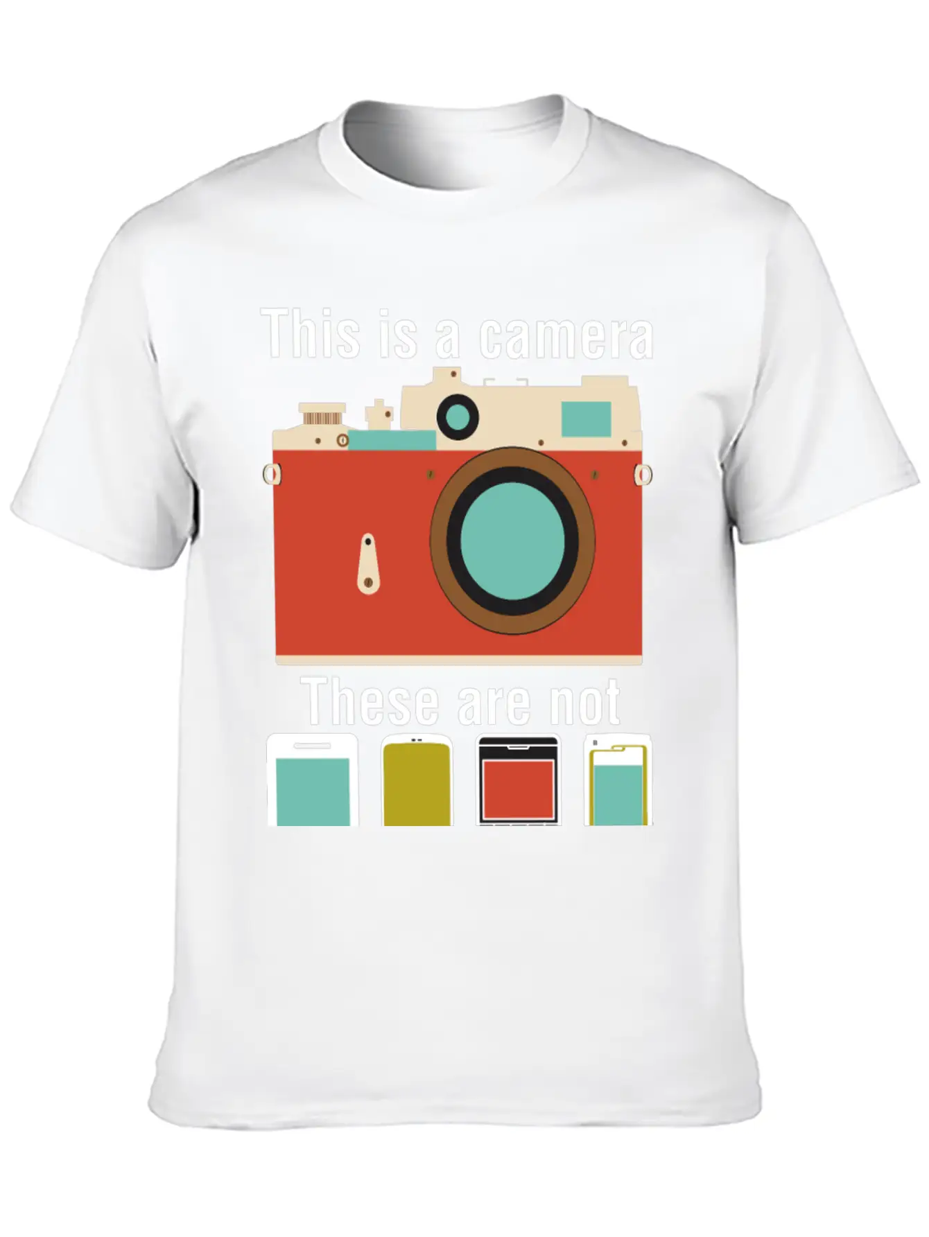 This Is A Camera This Are Not Classic Fit Graphic Tee For Daily Comfort – Unisex Cotton Shirt