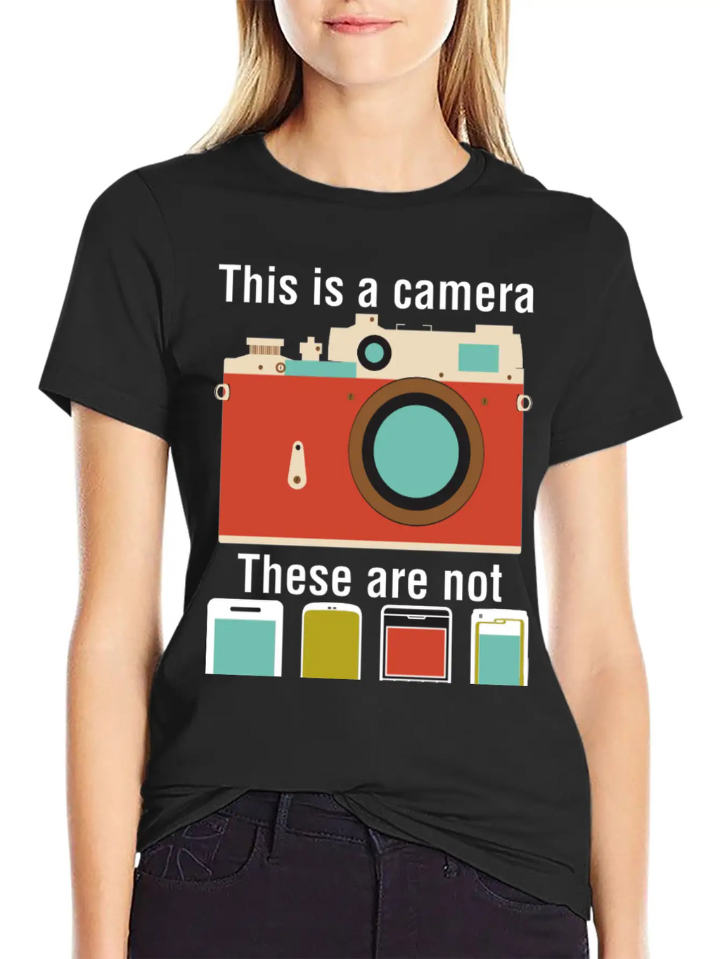 This Is A Camera This Are Not Classic Fit Graphic Tee For Daily Comfort – Unisex Cotton Shirt