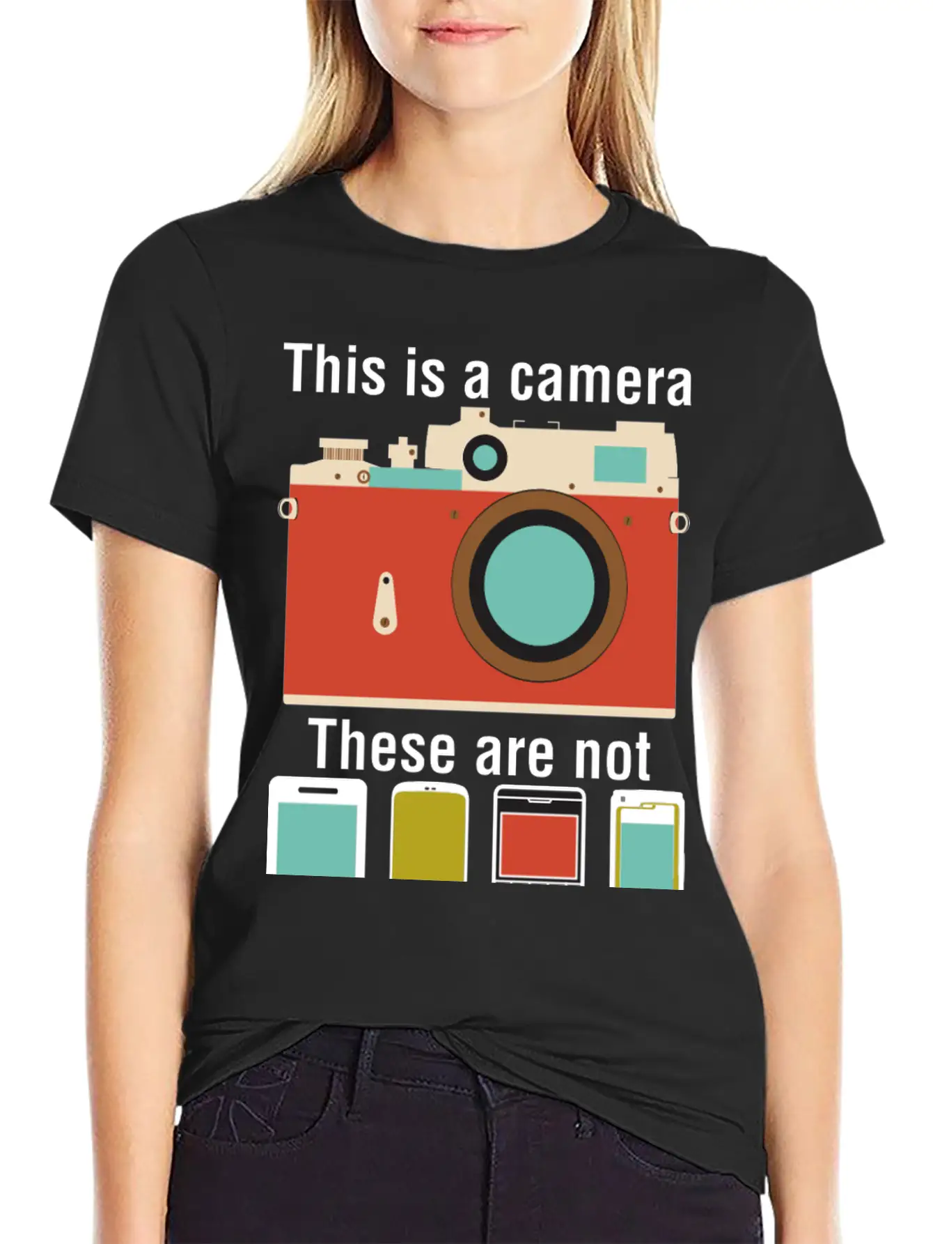 This Is A Camera This Are Not Classic Fit Graphic Tee For Daily Comfort – Unisex Cotton Shirt