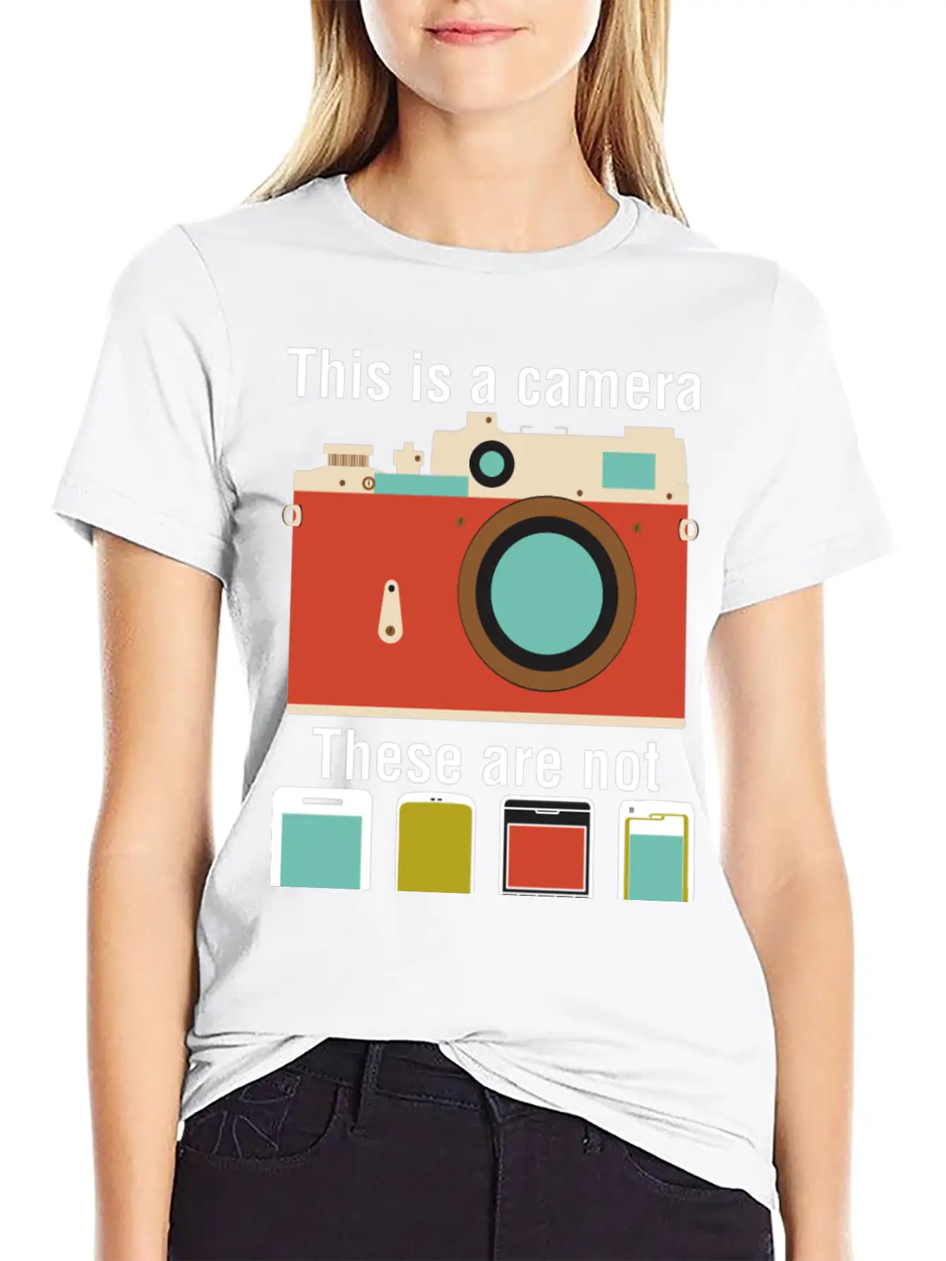 This Is A Camera This Are Not Classic Fit Graphic Tee For Daily Comfort – Unisex Cotton Shirt