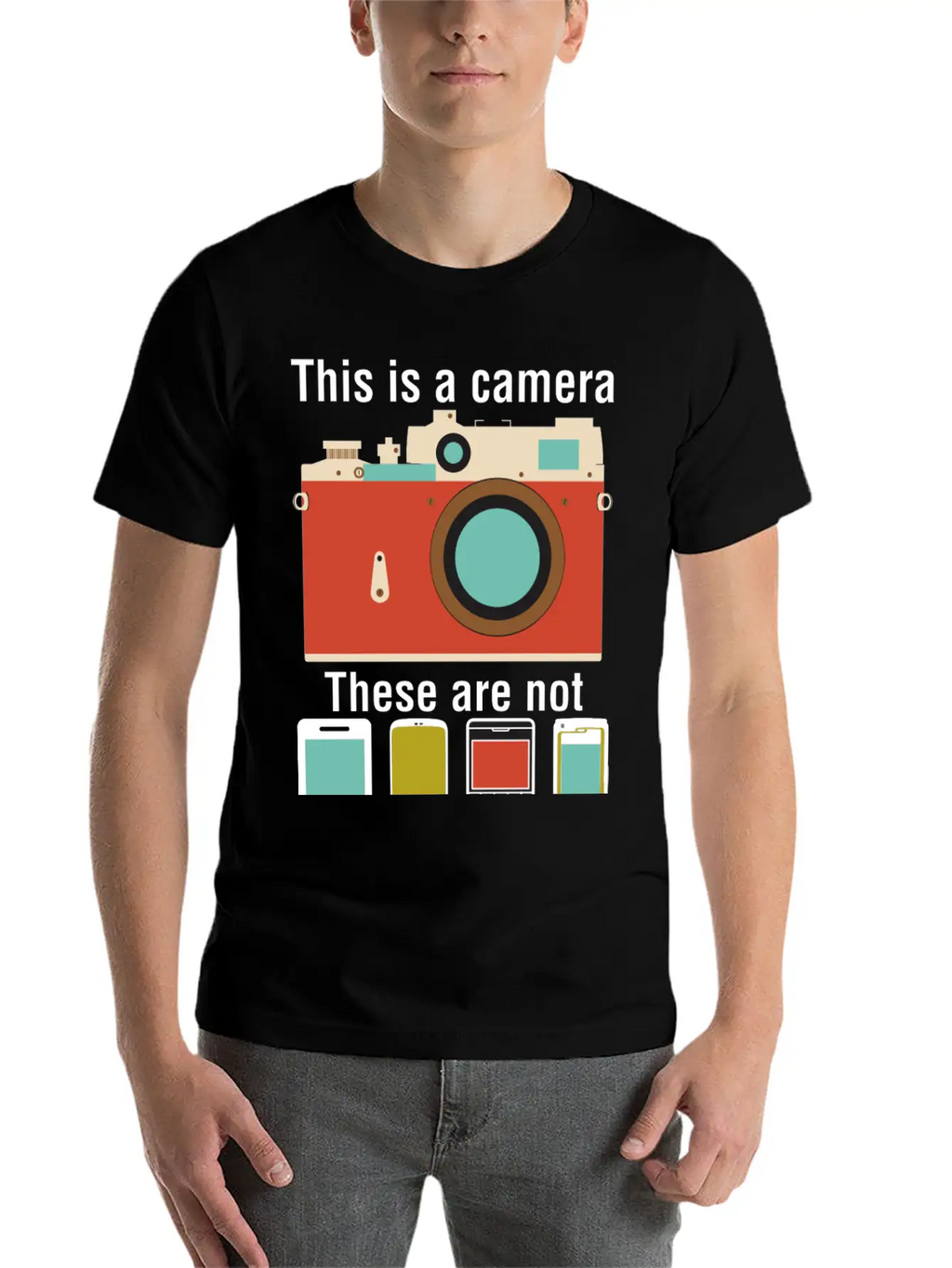 This Is A Camera This Are Not Classic Fit Graphic Tee For Daily Comfort – Unisex Cotton Shirt