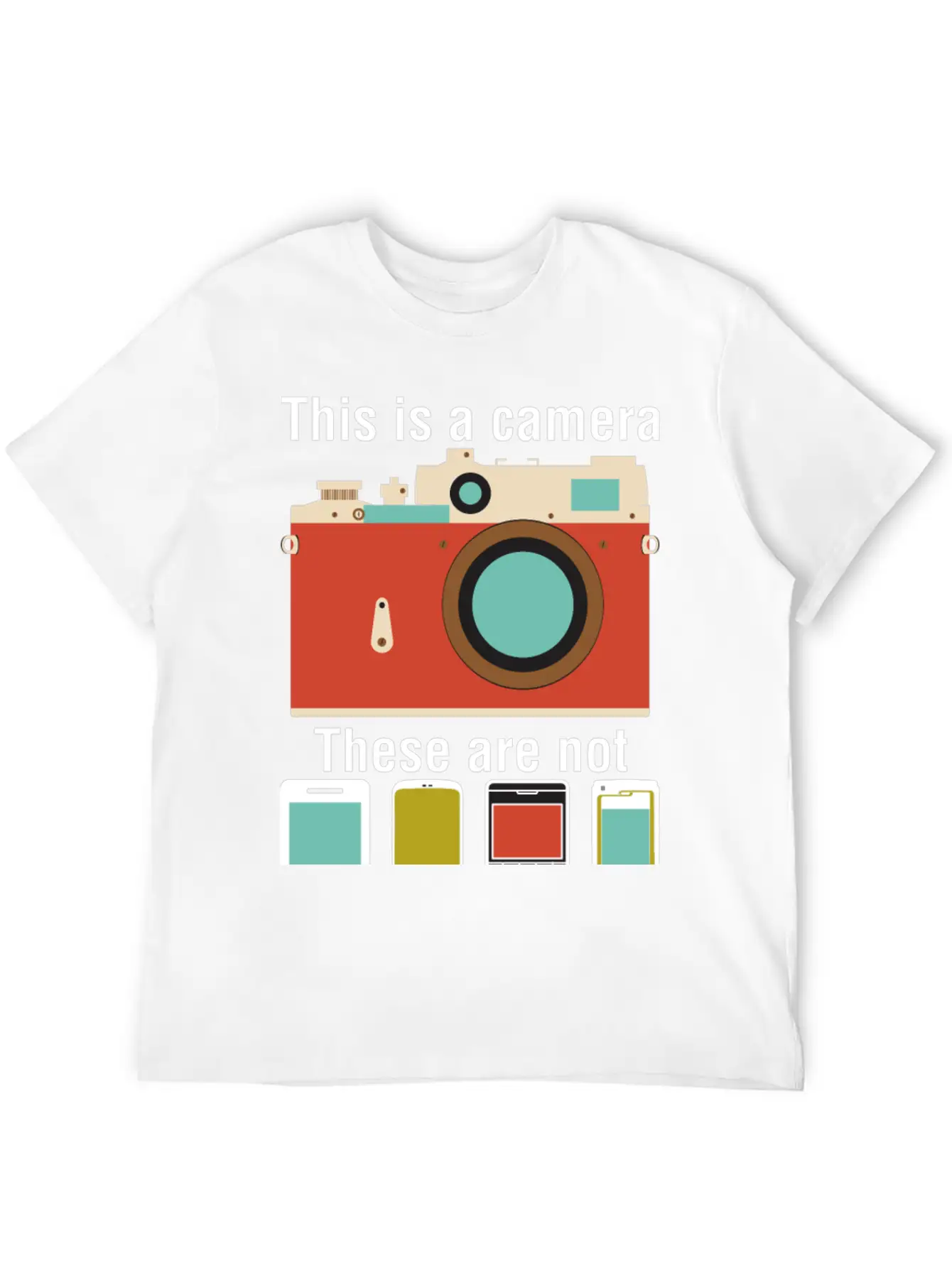 This Is A Camera This Are Not Classic Fit Graphic Tee For Daily Comfort – Unisex Cotton Shirt