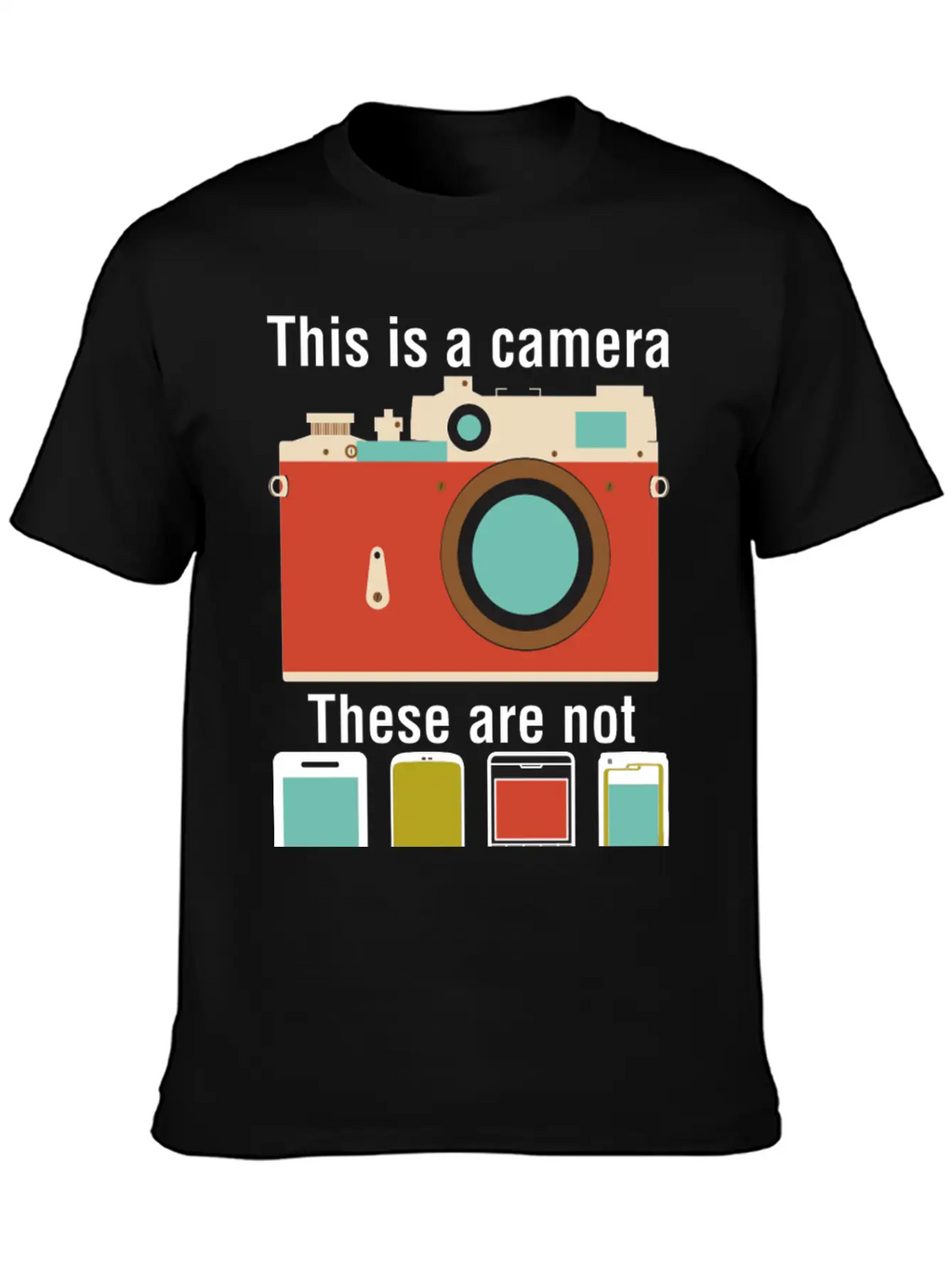 This Is A Camera This Are Not Classic Fit Graphic Tee For Daily Comfort – Unisex Cotton Shirt