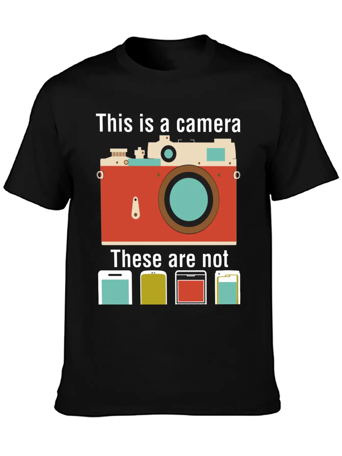 This Is A Camera This Are Not Classic Fit Graphic Tee For Daily Comfort – Unisex Cotton Shirt