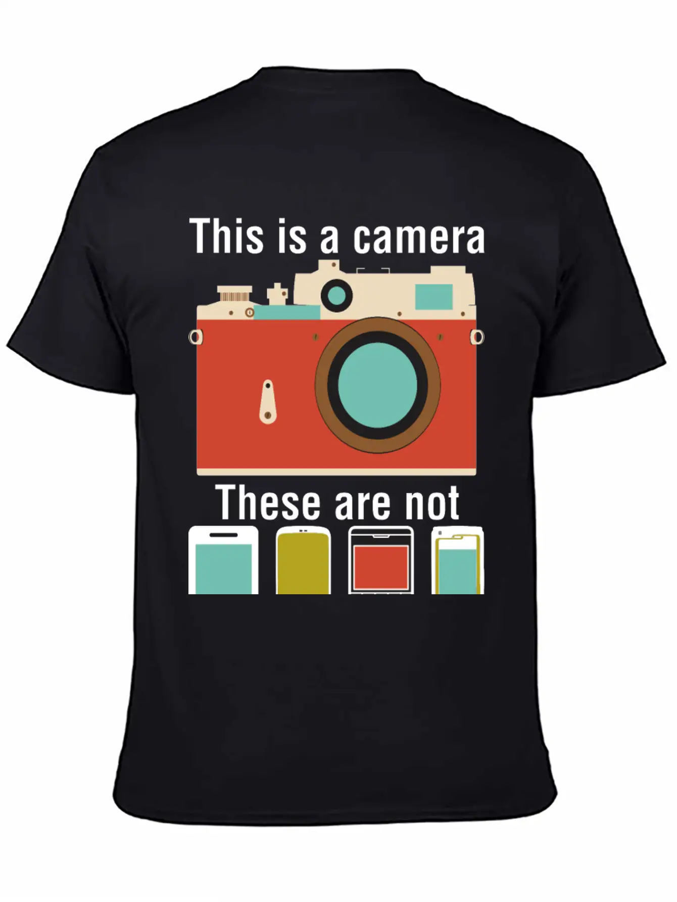 This Is A Camera This Are Not Classic Fit Graphic Tee For Daily Comfort – Unisex Cotton Shirt