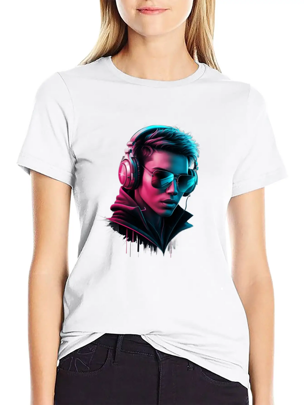 This Is A Striking Digital Illustration! The Vibra Stylish Everyday T-Shirt – Unisex Basic Cotton Tee
