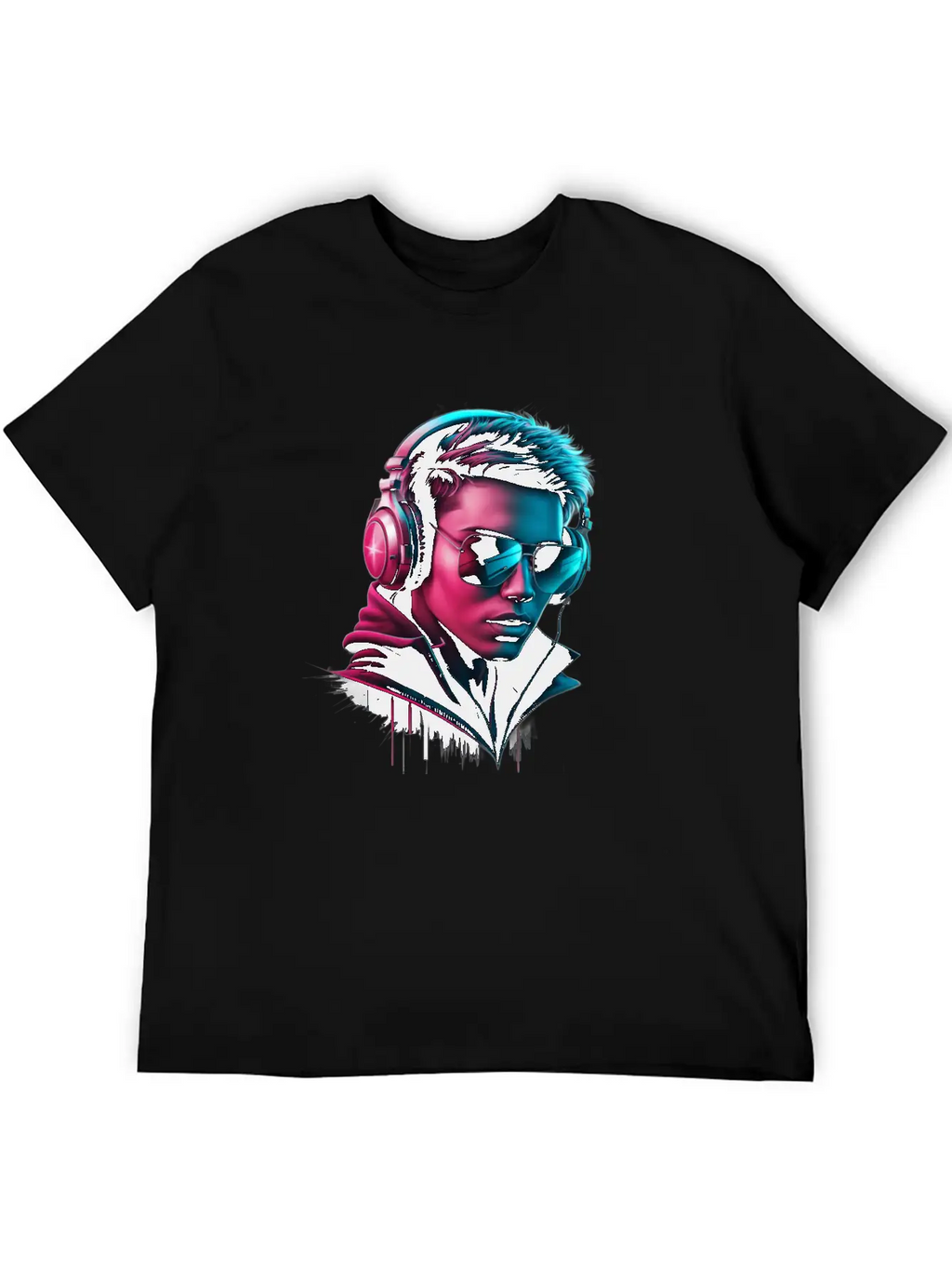This Is A Striking Digital Illustration! The Vibra Stylish Everyday T-Shirt – Unisex Basic Cotton Tee