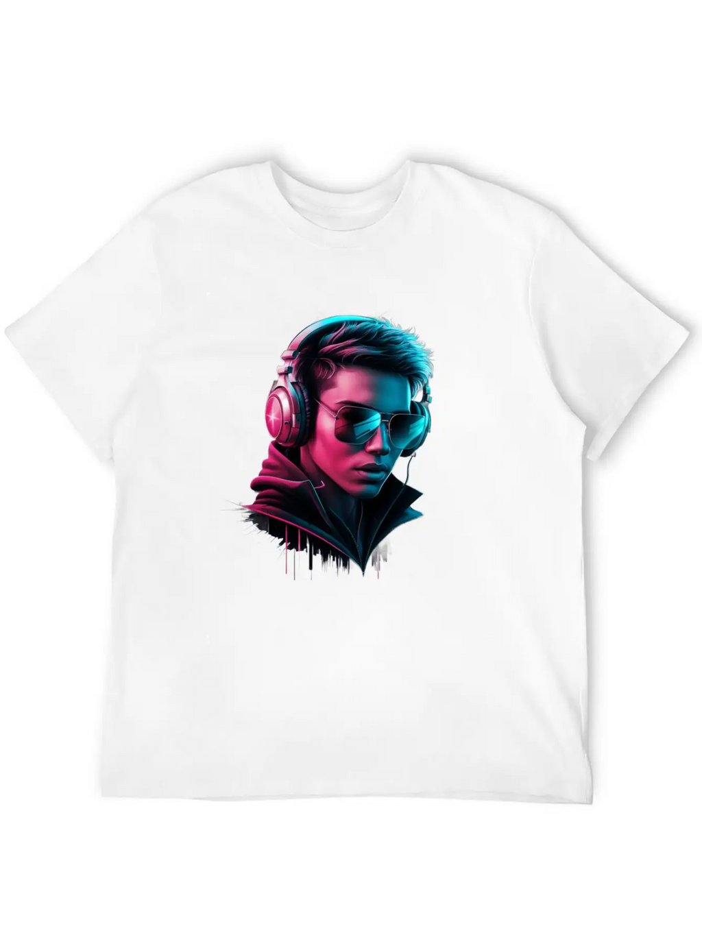 This Is A Striking Digital Illustration! The Vibra Stylish Everyday T-Shirt – Unisex Basic Cotton Tee