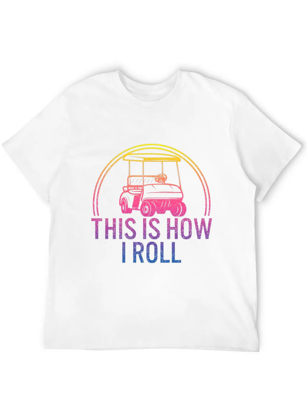 This Is How I Roll Golf Shirt, Golfing T-Shirt, Classic Fit Graphic Tee For Daily Comfort – Unisex Cotton Shirt