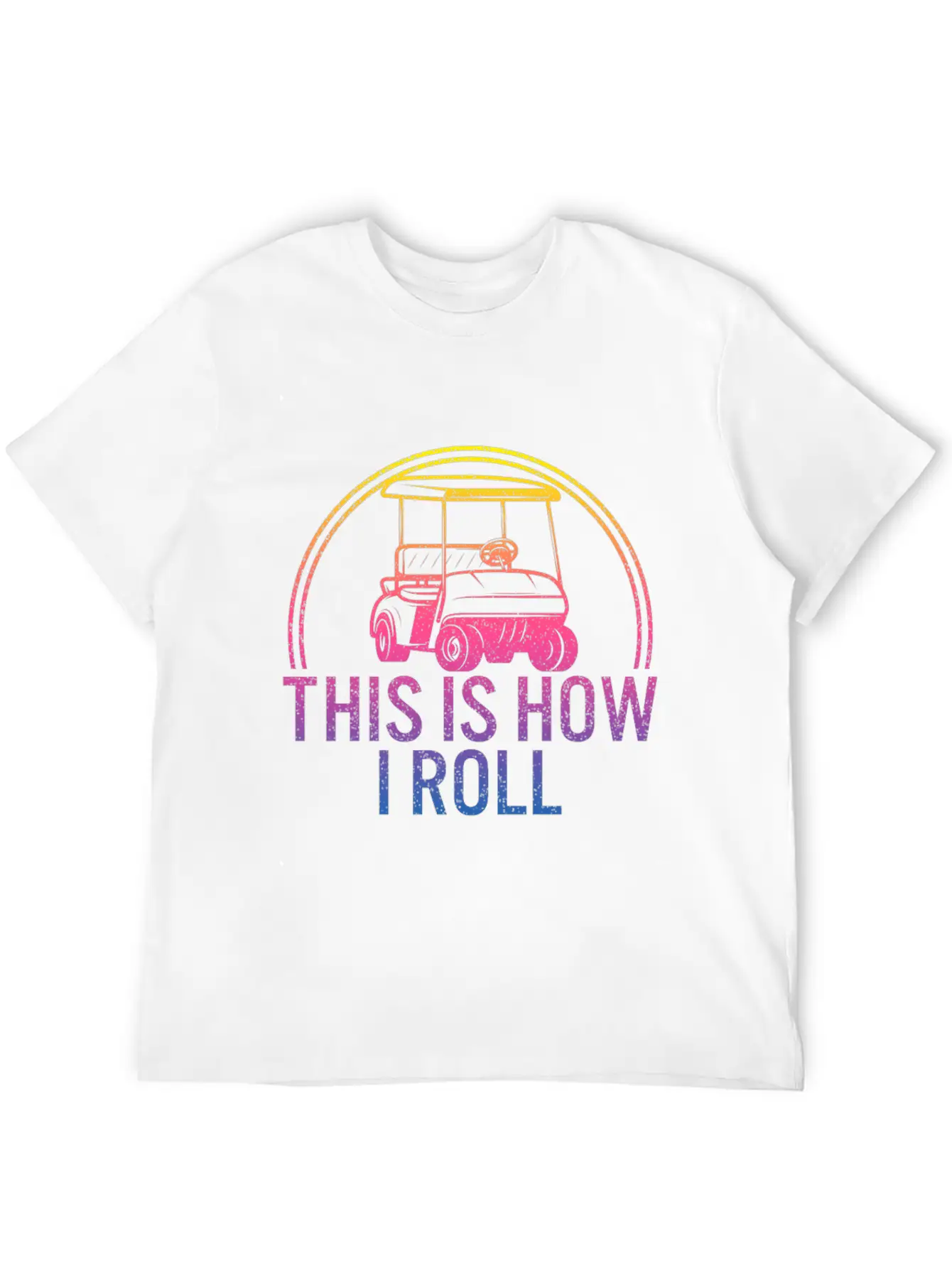 This Is How I Roll Golf Shirt, Golfing T-Shirt, Classic Fit Graphic Tee For Daily Comfort – Unisex Cotton Shirt
