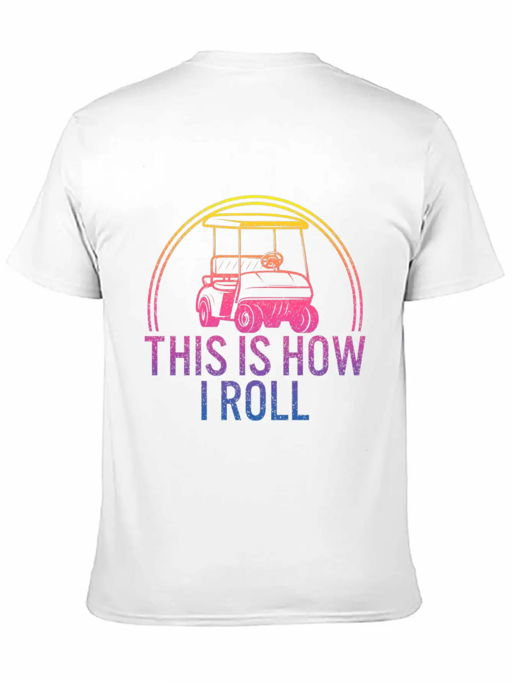 This Is How I Roll Golf Shirt, Golfing T-Shirt, Classic Fit Graphic Tee For Daily Comfort – Unisex Cotton Shirt