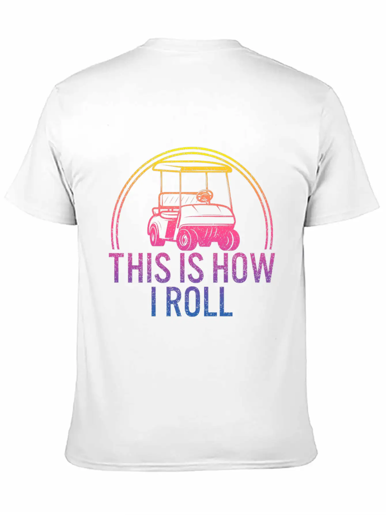 This Is How I Roll Golf Shirt, Golfing T-Shirt, Classic Fit Graphic Tee For Daily Comfort – Unisex Cotton Shirt