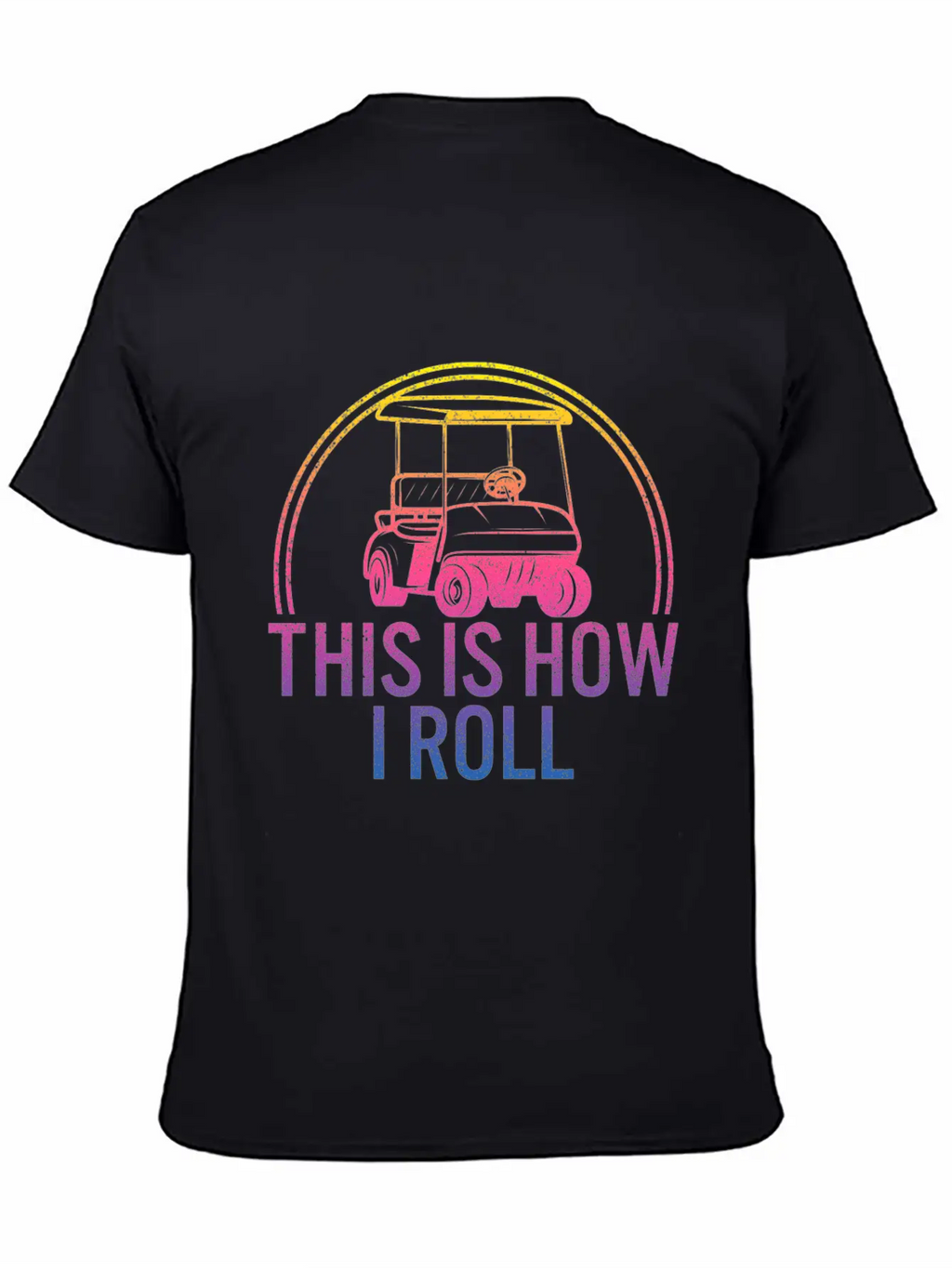 This Is How I Roll Golf Shirt, Golfing T-Shirt, Classic Fit Graphic Tee For Daily Comfort – Unisex Cotton Shirt