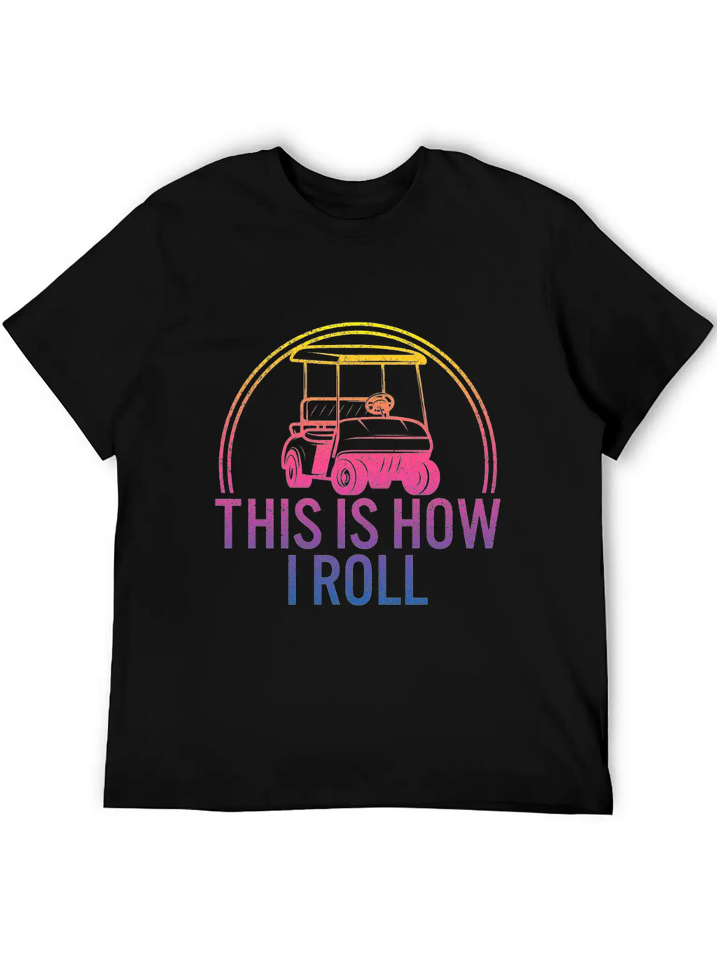 This Is How I Roll Golf Shirt, Golfing T-Shirt, Classic Fit Graphic Tee For Daily Comfort – Unisex Cotton Shirt
