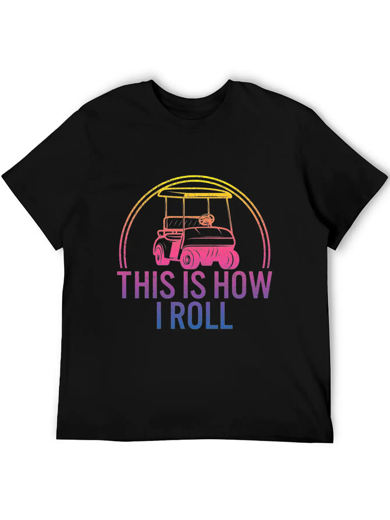 This Is How I Roll Golf Shirt, Golfing T-Shirt, Classic Fit Graphic Tee For Daily Comfort – Unisex Cotton Shirt