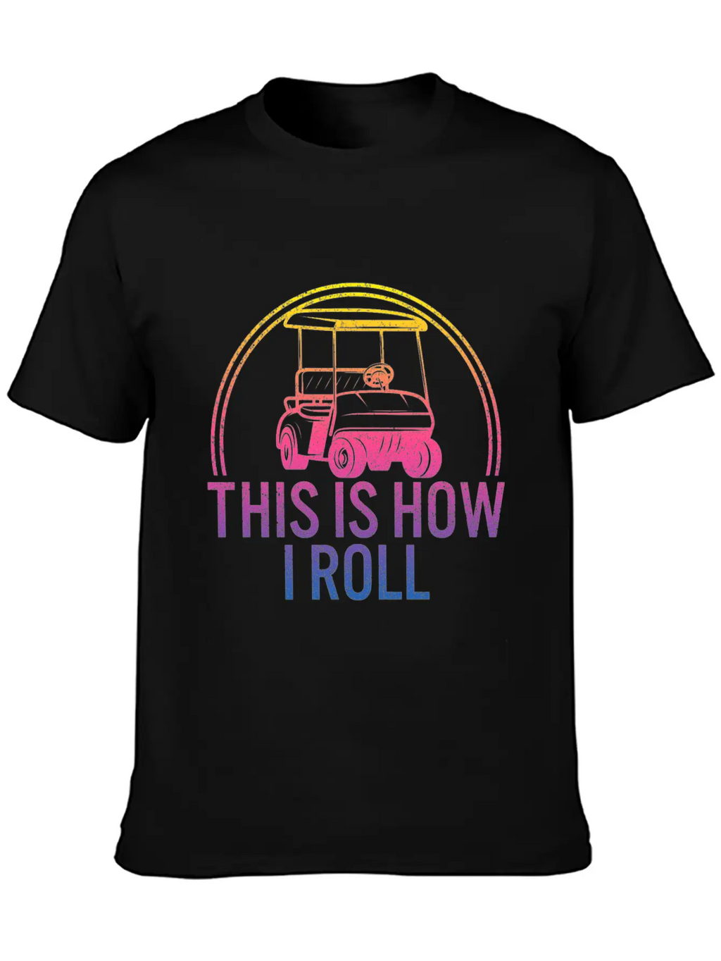 This Is How I Roll Golf Shirt, Golfing T-Shirt, Classic Fit Graphic Tee For Daily Comfort – Unisex Cotton Shirt