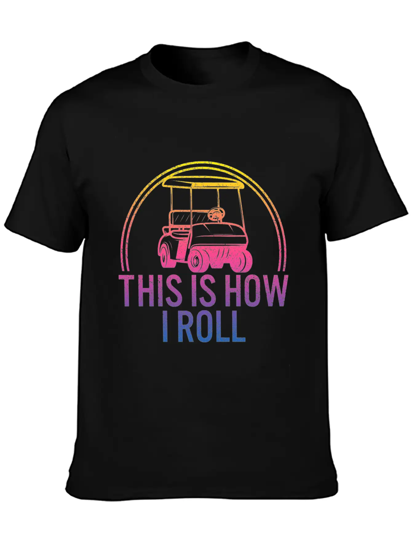 This Is How I Roll Golf Shirt, Golfing T-Shirt, Classic Fit Graphic Tee For Daily Comfort – Unisex Cotton Shirt