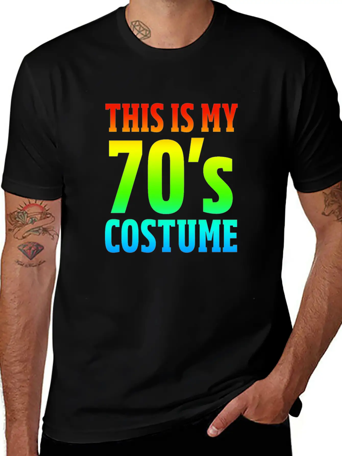 This Is My 70's Costume Unisex Casual T-Shirt – Clean Design For Daily Comfort