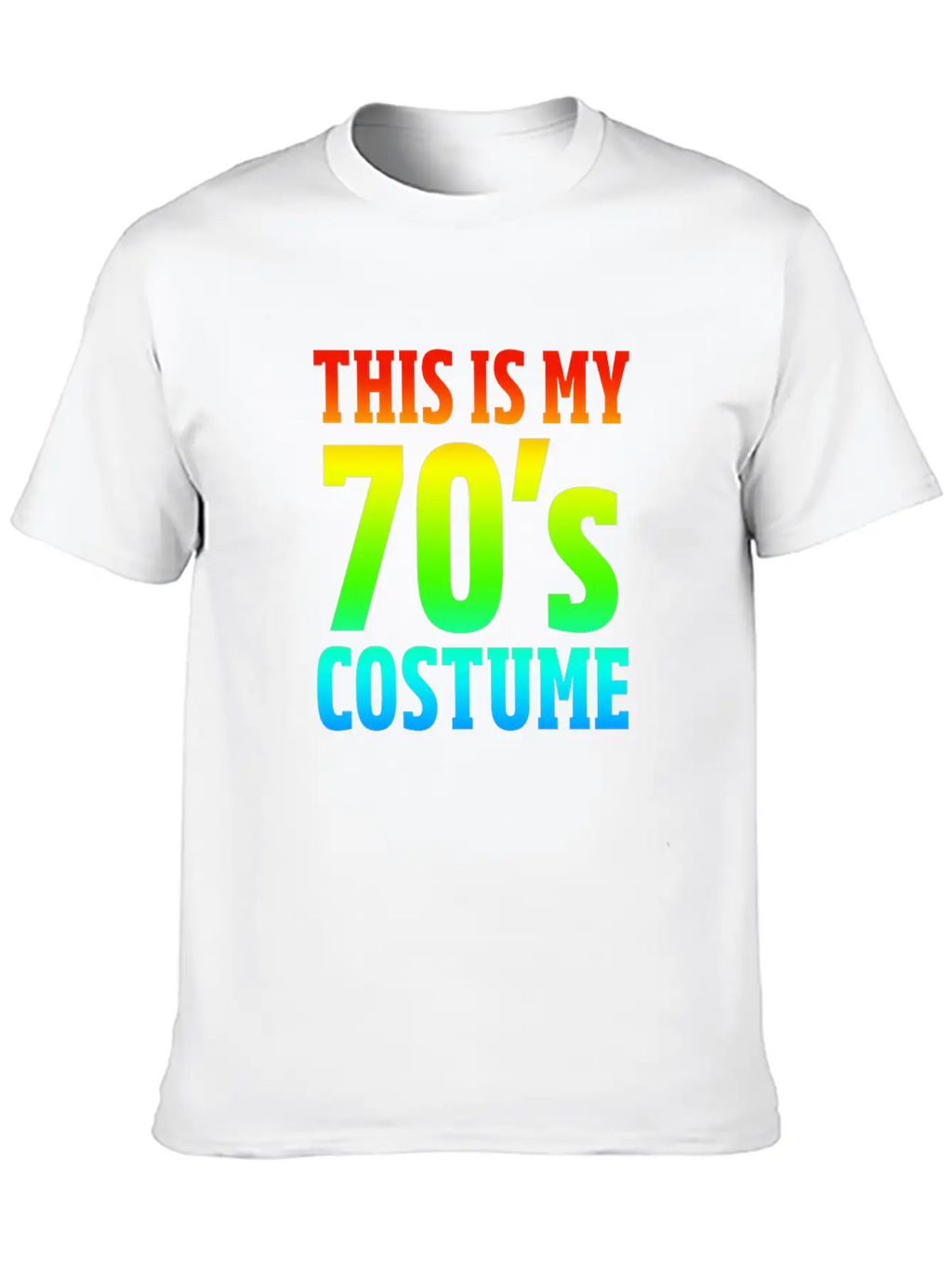 This Is My 70's Costume Unisex Casual T-Shirt – Clean Design For Daily Comfort