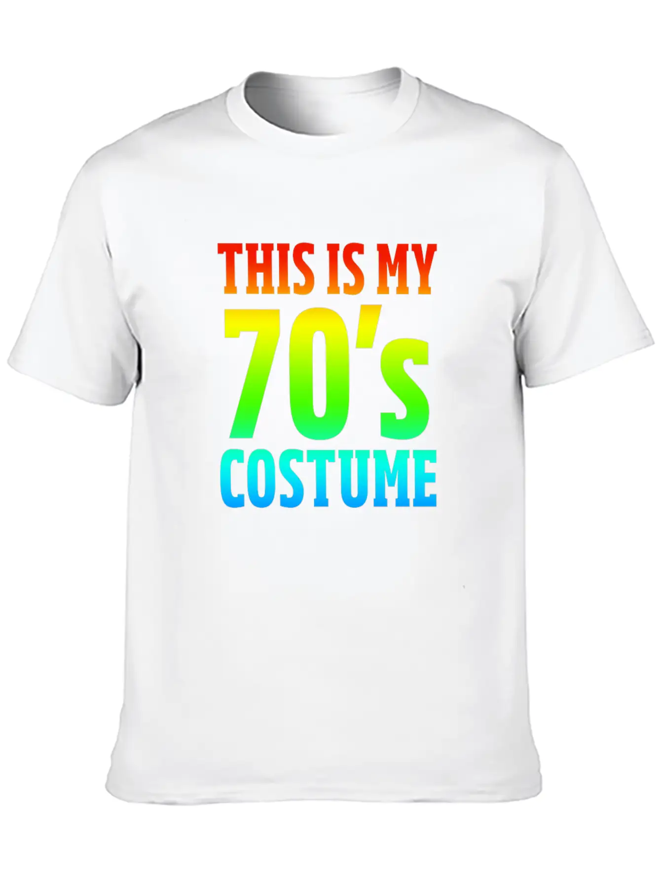 This Is My 70's Costume Unisex Casual T-Shirt – Clean Design For Daily Comfort