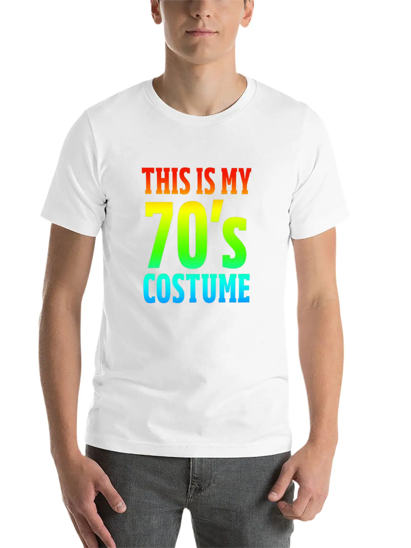 This Is My 70's Costume Unisex Casual T-Shirt – Clean Design For Daily Comfort