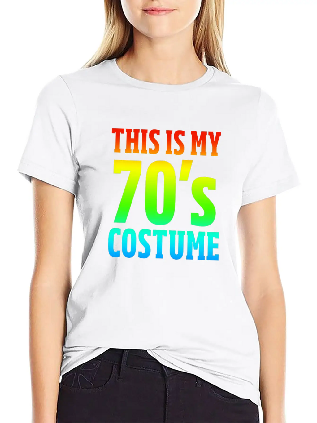 This Is My 70's Costume Unisex Casual T-Shirt – Clean Design For Daily Comfort