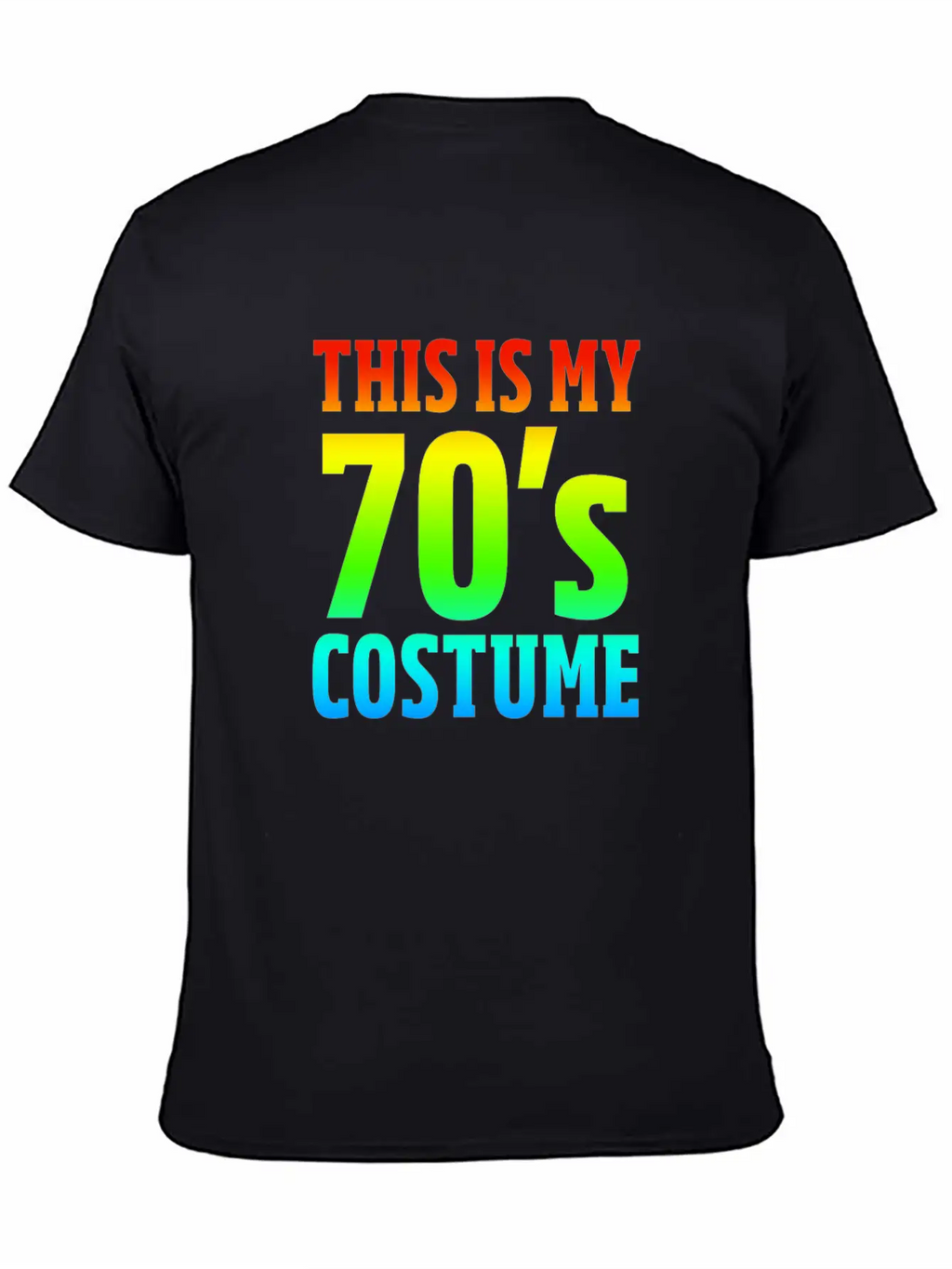 This Is My 70's Costume Unisex Casual T-Shirt – Clean Design For Daily Comfort