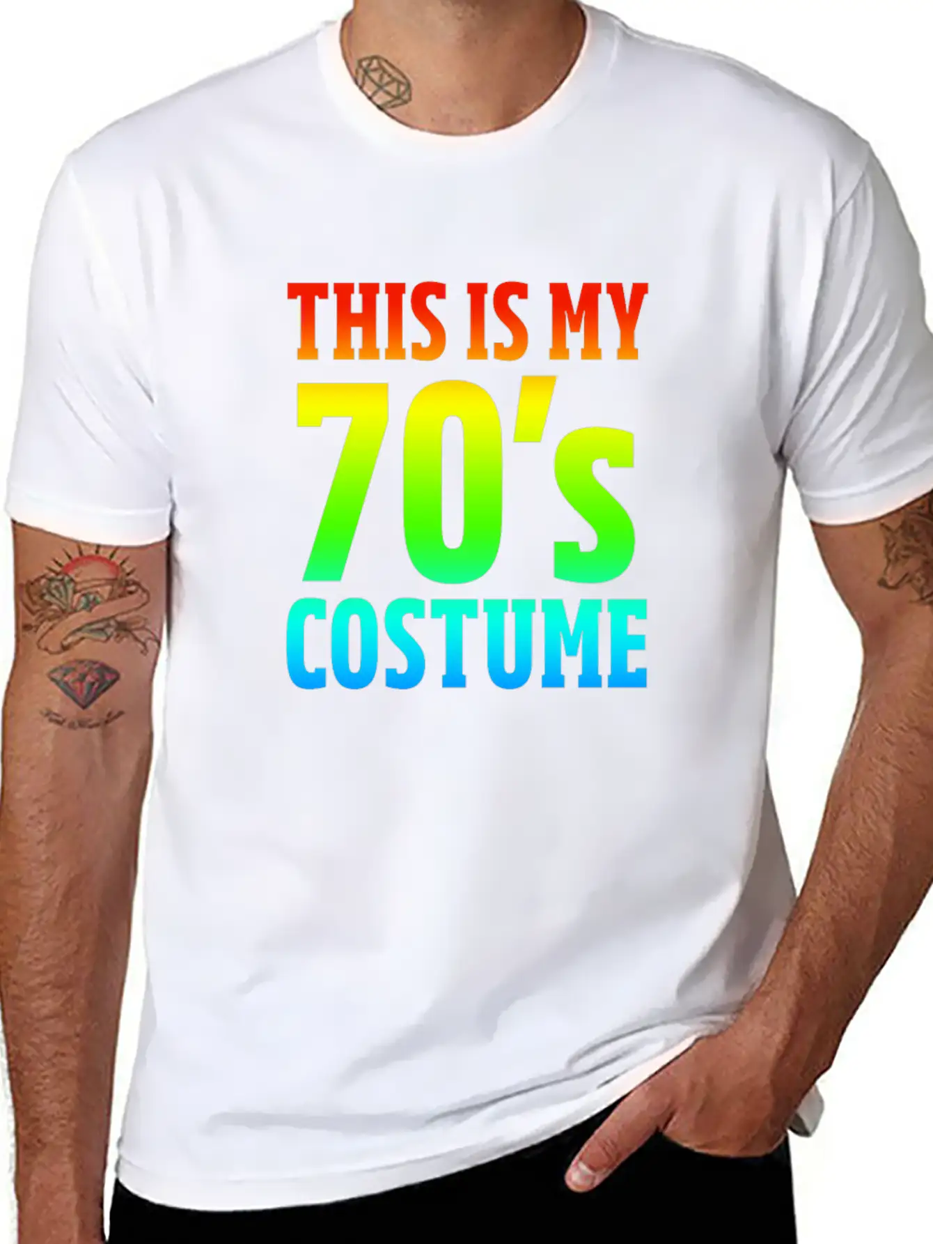 This Is My 70's Costume Unisex Casual T-Shirt – Clean Design For Daily Comfort