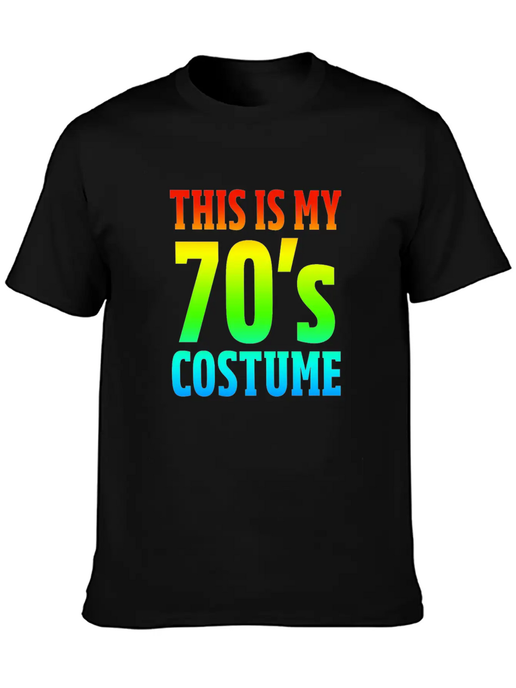 This Is My 70's Costume Unisex Casual T-Shirt – Clean Design For Daily Comfort