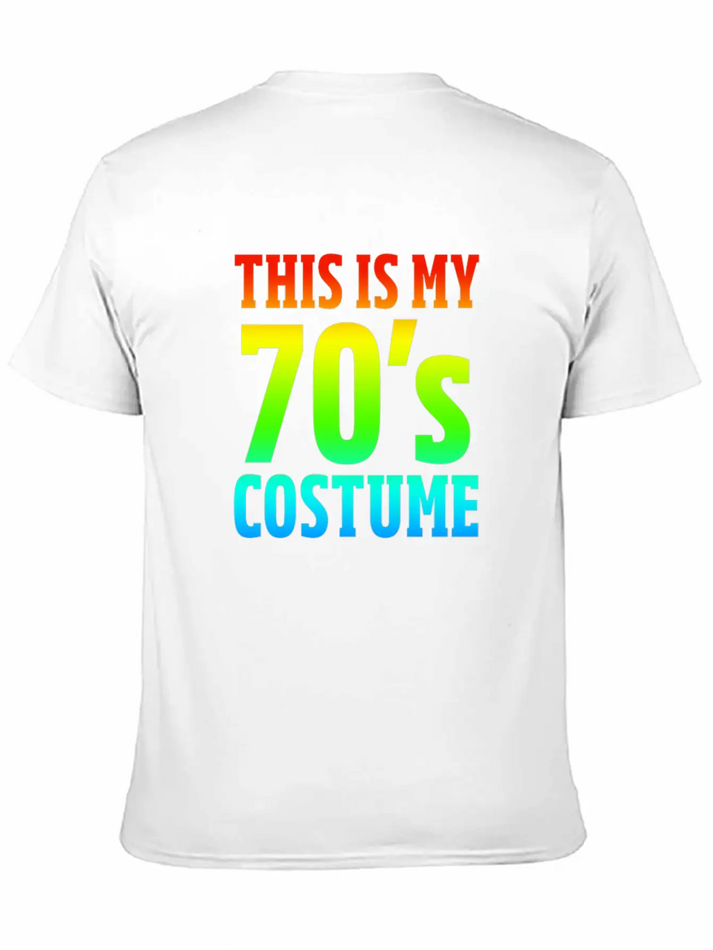 This Is My 70's Costume Unisex Casual T-Shirt – Clean Design For Daily Comfort