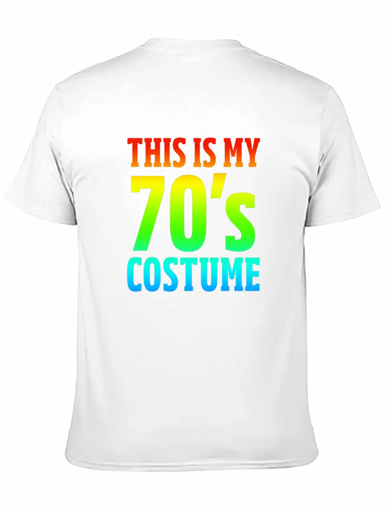 This Is My 70's Costume Unisex Casual T-Shirt – Clean Design For Daily Comfort