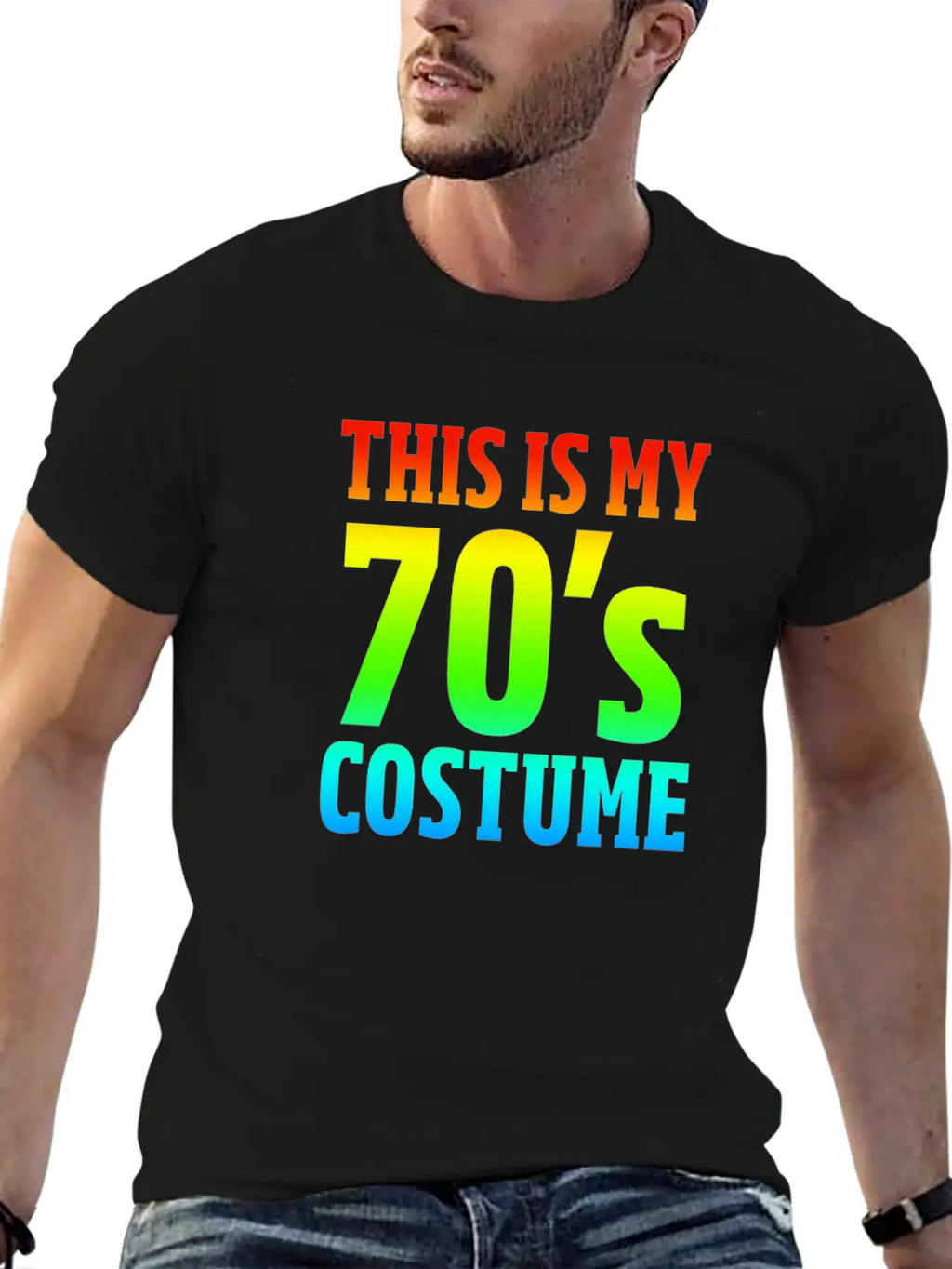 This Is My 70's Costume Unisex Casual T-Shirt – Clean Design For Daily Comfort