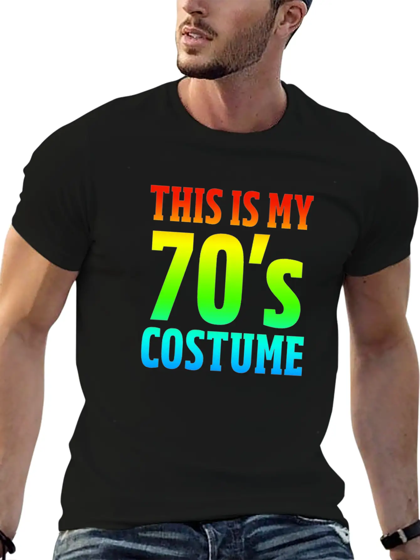 This Is My 70's Costume Unisex Casual T-Shirt – Clean Design For Daily Comfort