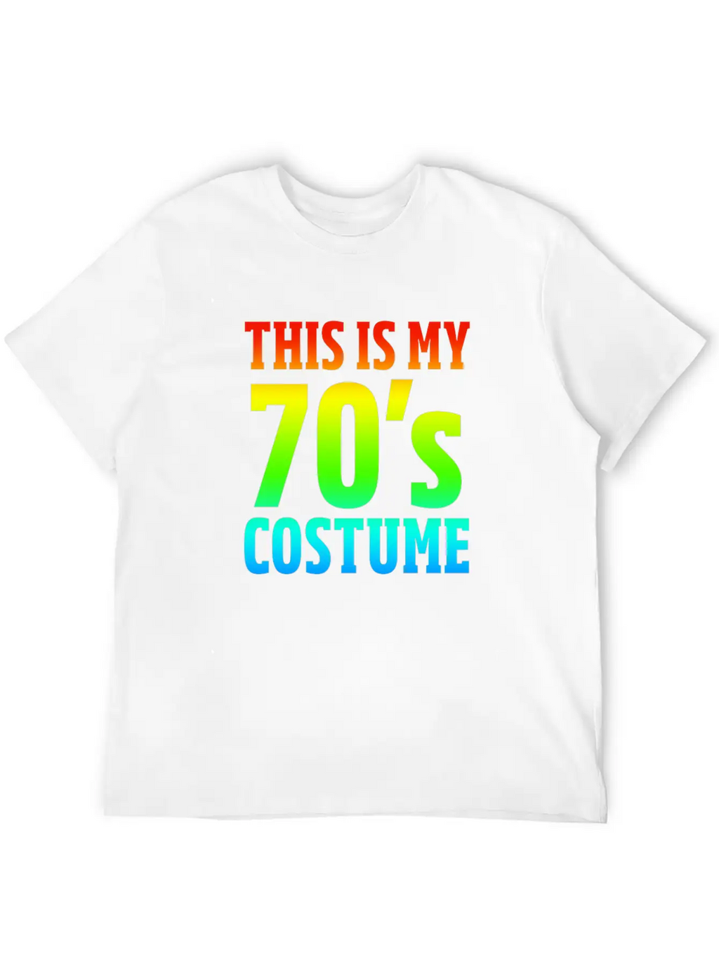 This Is My 70's Costume Unisex Casual T-Shirt – Clean Design For Daily Comfort