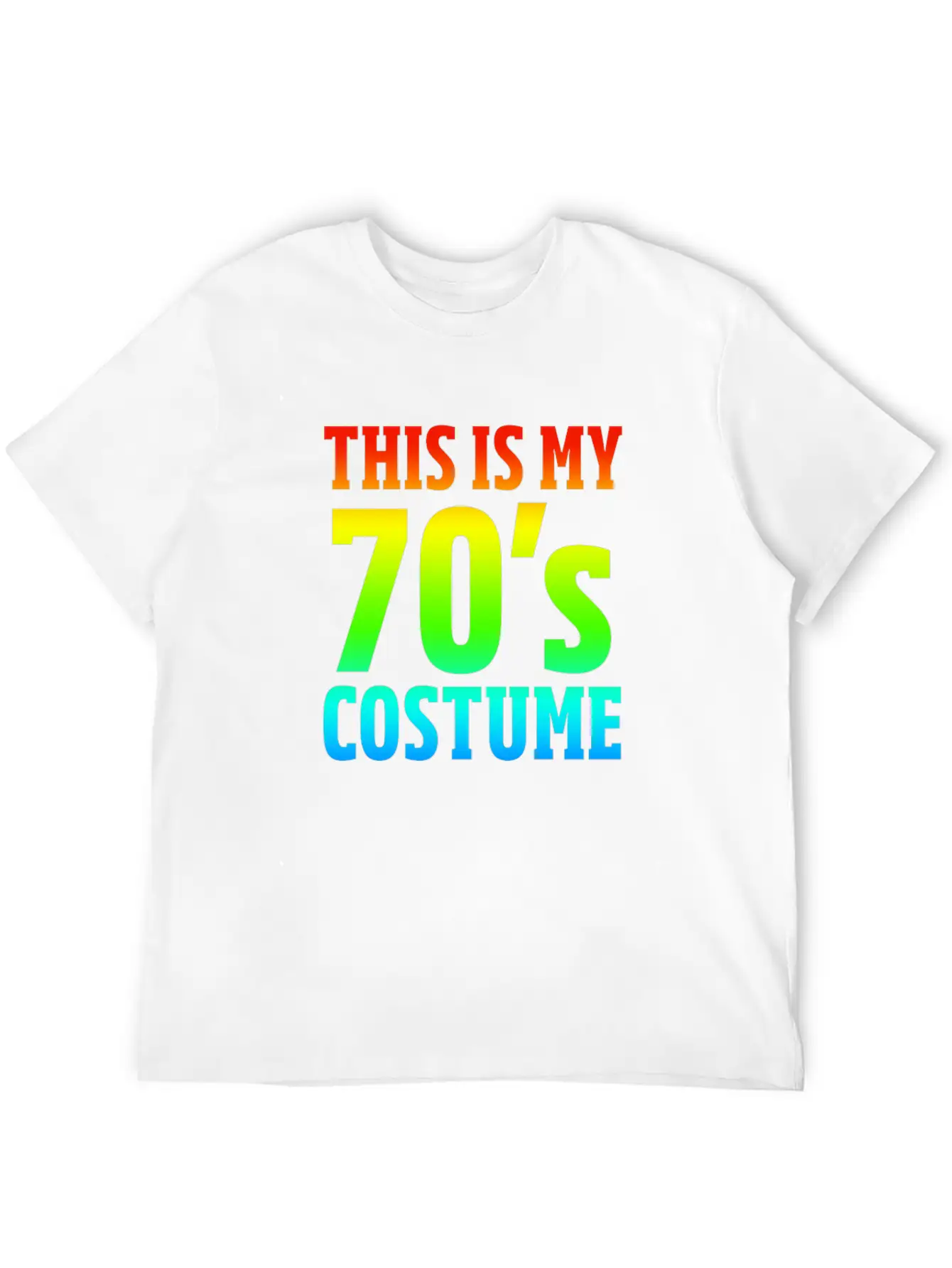 This Is My 70's Costume Unisex Casual T-Shirt – Clean Design For Daily Comfort