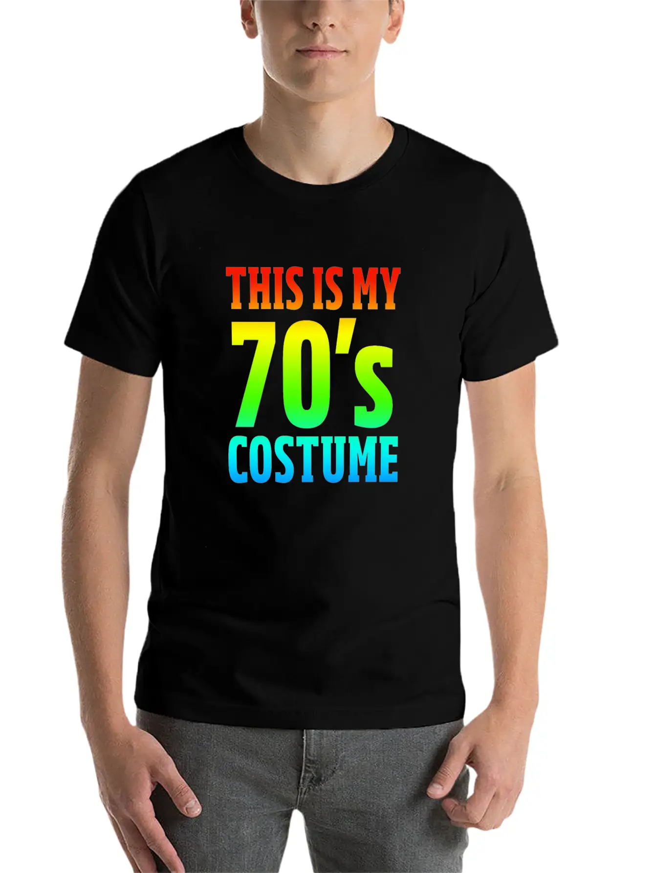 This Is My 70's Costume Unisex Casual T-Shirt – Clean Design For Daily Comfort