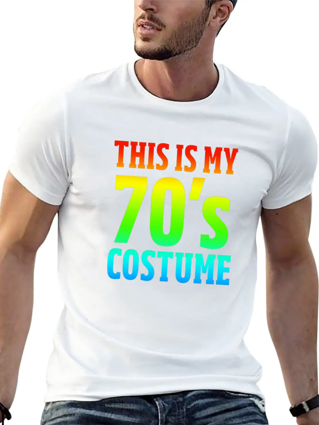 This Is My 70's Costume Unisex Casual T-Shirt – Clean Design For Daily Comfort