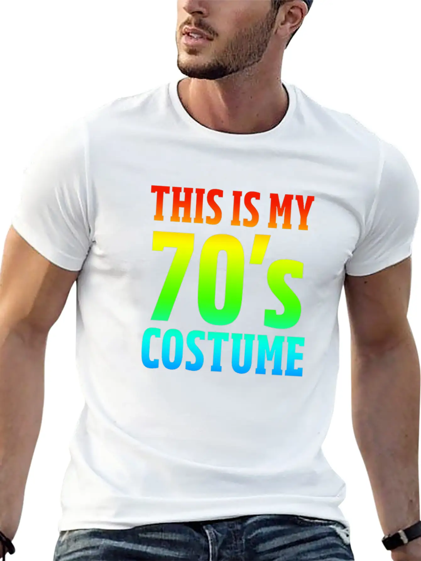 This Is My 70's Costume Unisex Casual T-Shirt – Clean Design For Daily Comfort