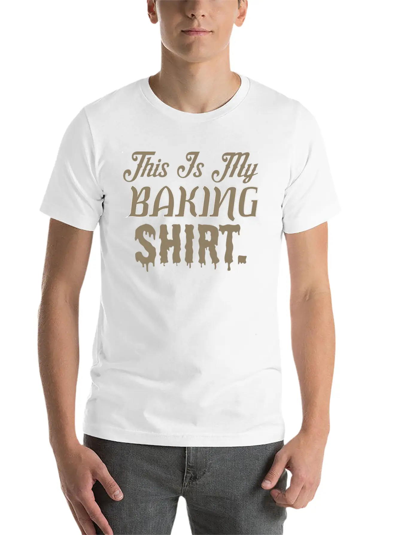 This Is My Baking Shirt Unisex Short Sleeve Soft Cotton T-Shirt – Casual Everyday Wear