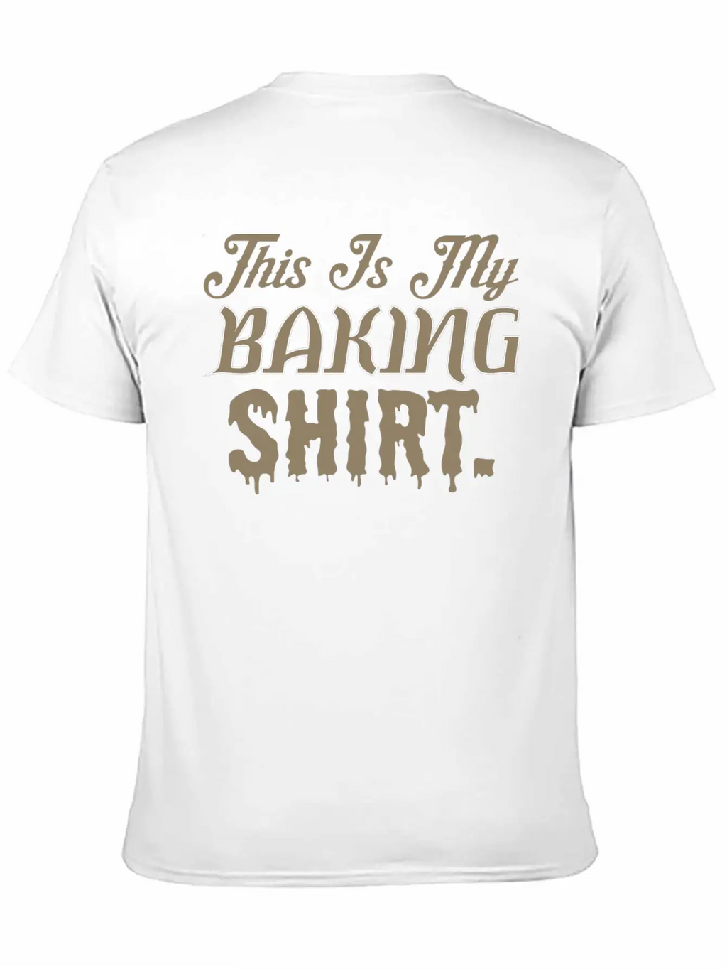 This Is My Baking Shirt Unisex Short Sleeve Soft Cotton T-Shirt – Casual Everyday Wear