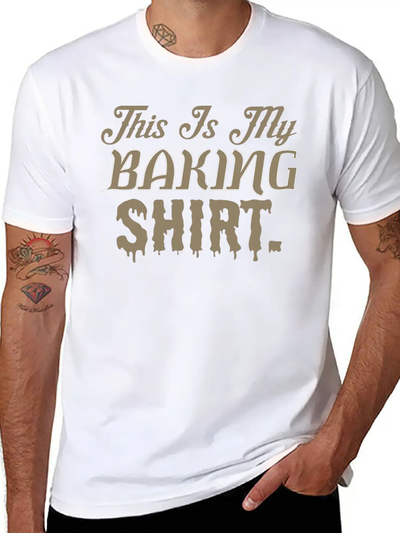 This Is My Baking Shirt Unisex Short Sleeve Soft Cotton T-Shirt – Casual Everyday Wear