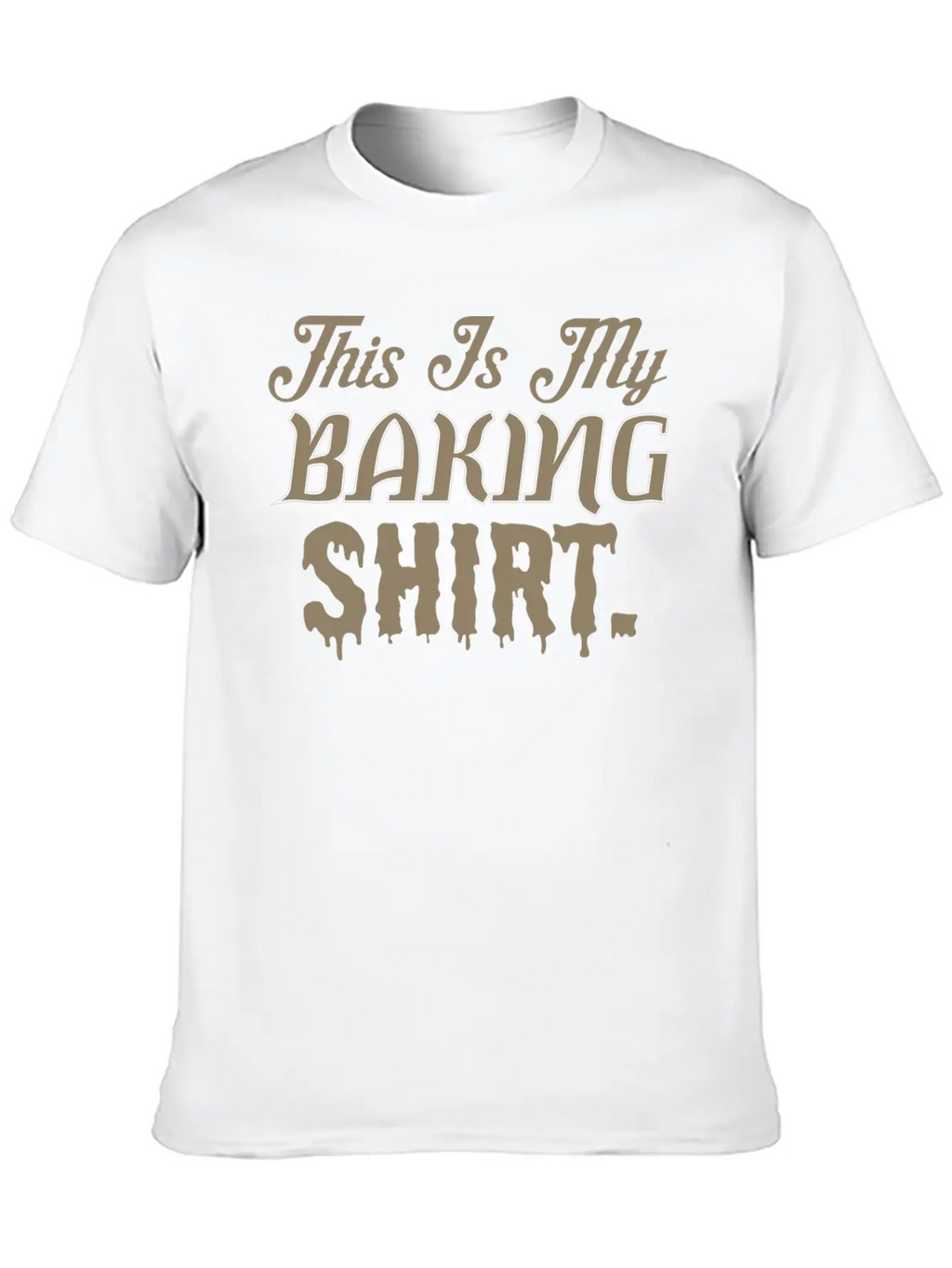 This Is My Baking Shirt Unisex Short Sleeve Soft Cotton T-Shirt – Casual Everyday Wear