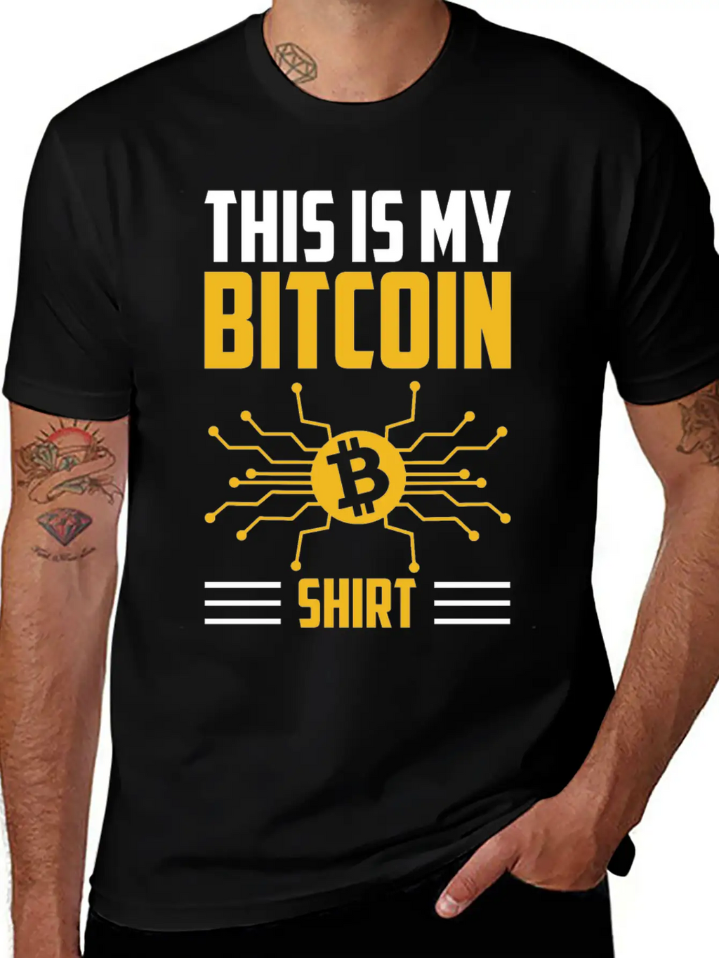 This Is My Bitcoin Shirt, Nft, Crypto Unisex Casual T-Shirt – Clean Design For Daily Comfort