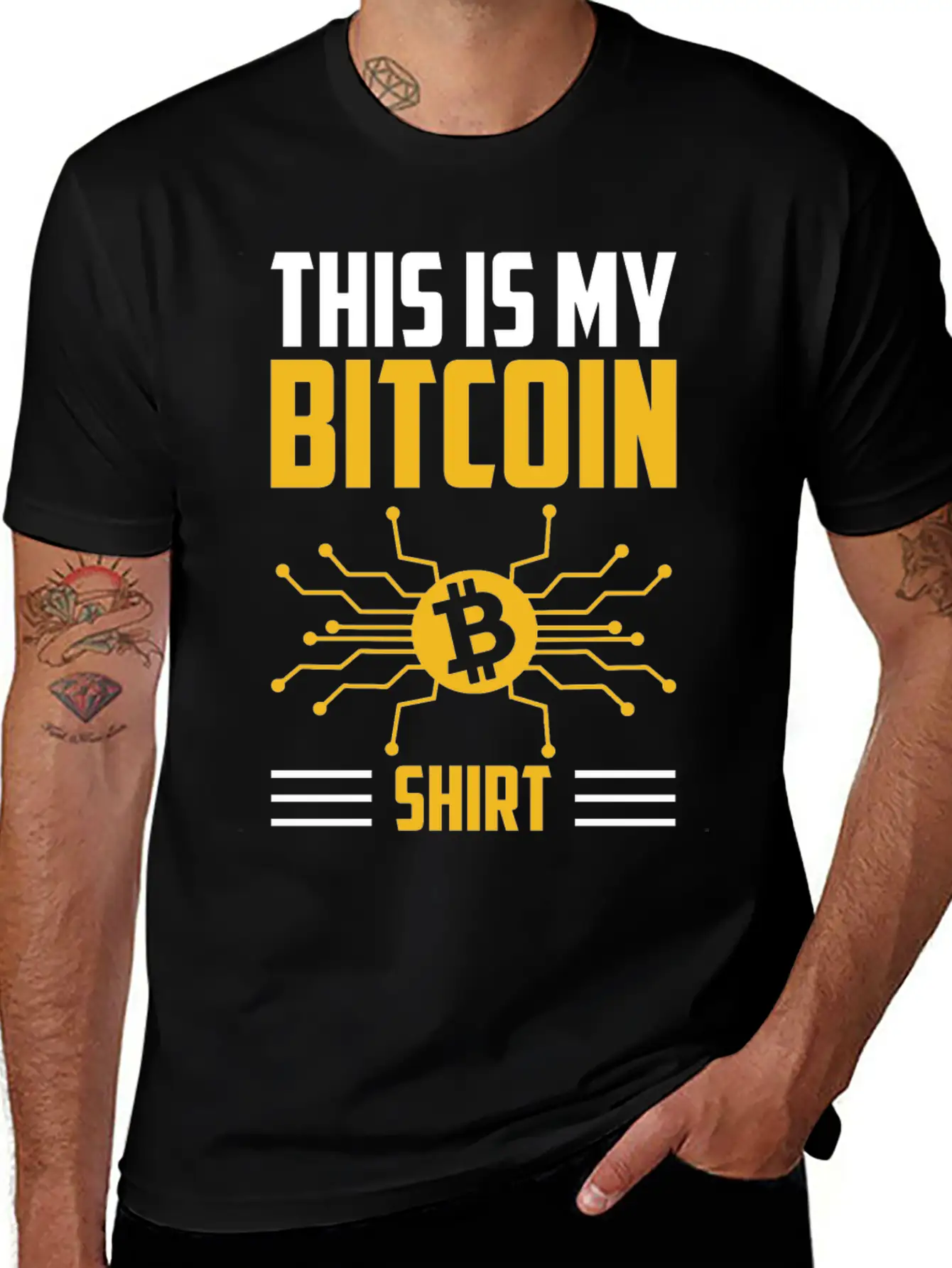 This Is My Bitcoin Shirt, Nft, Crypto Unisex Casual T-Shirt – Clean Design For Daily Comfort